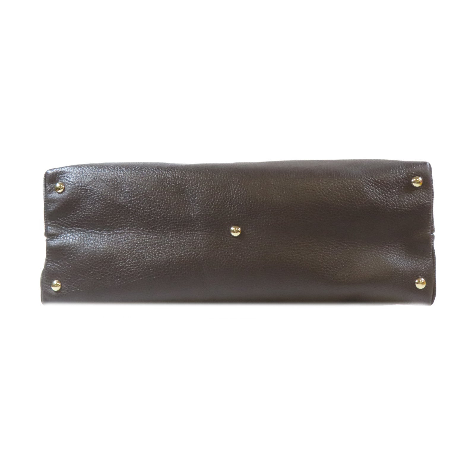 GUCCI 塗層帆布Shoulder Bag金扣肩背袋啡色
