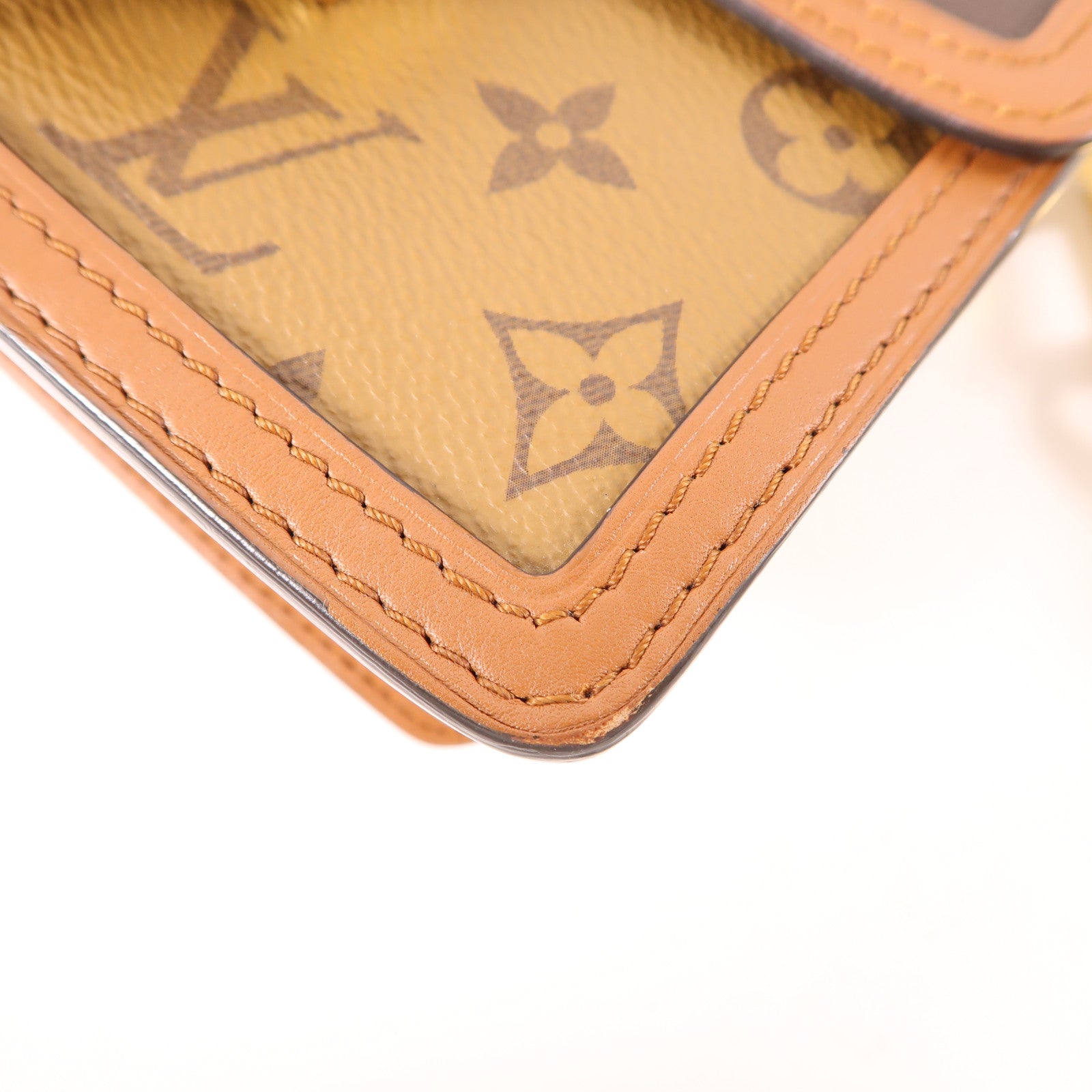 LOUIS VUITTON LV GHW Mini Dauphine Shoulder Bag M45959 Monogram Reverse Brown