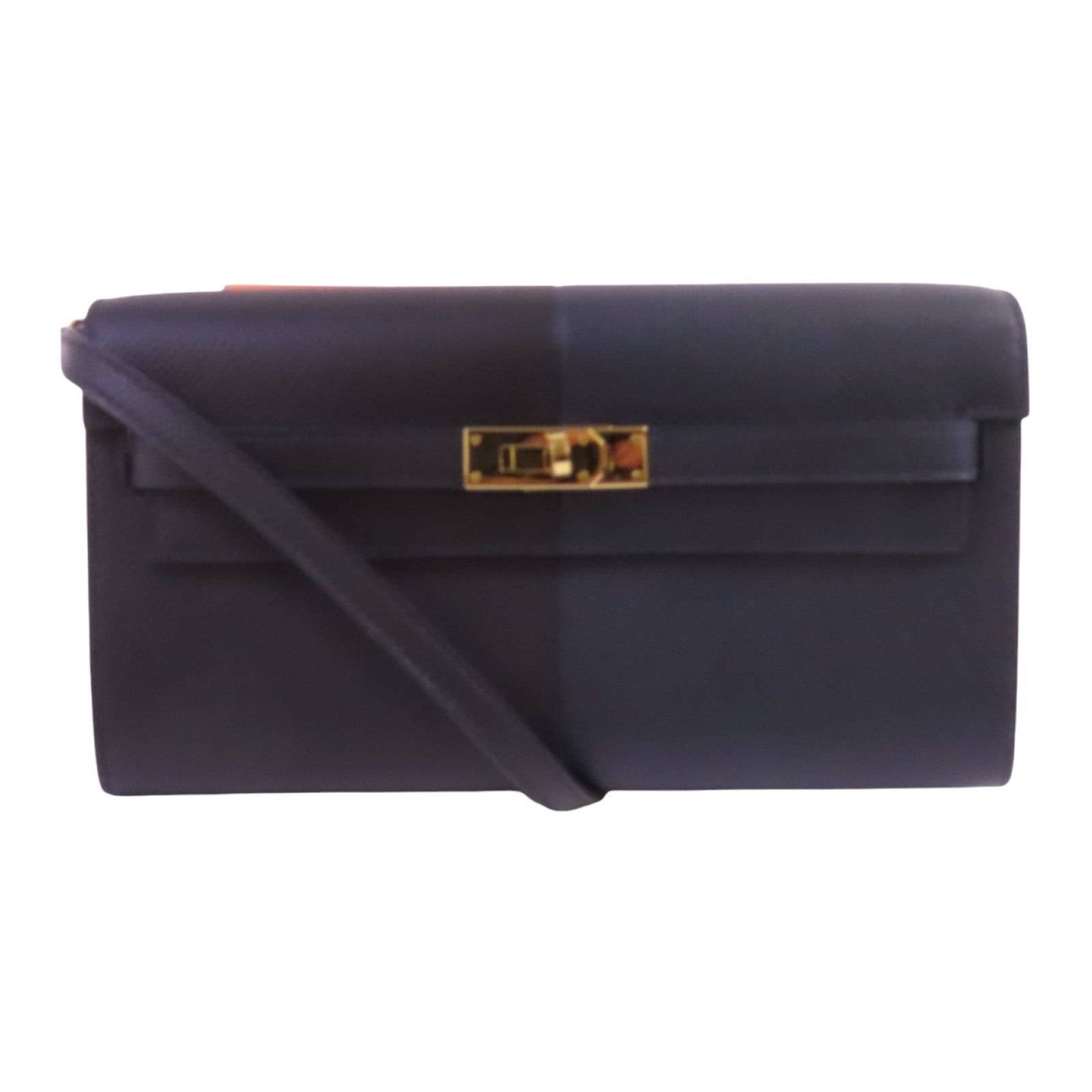 HERMES Epsom皮革Kelly To Go金扣肩背袋