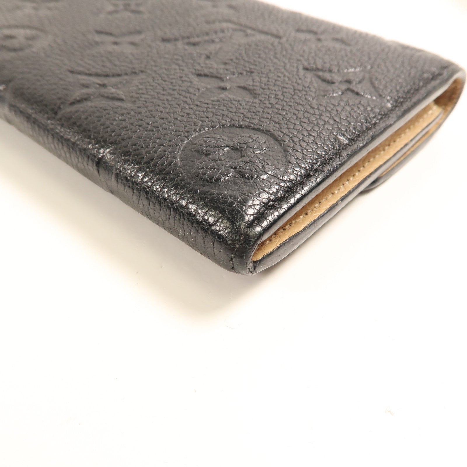 LOUIS VUITTON Monogram Empreinte Emilie Long Wallet金扣長錢包