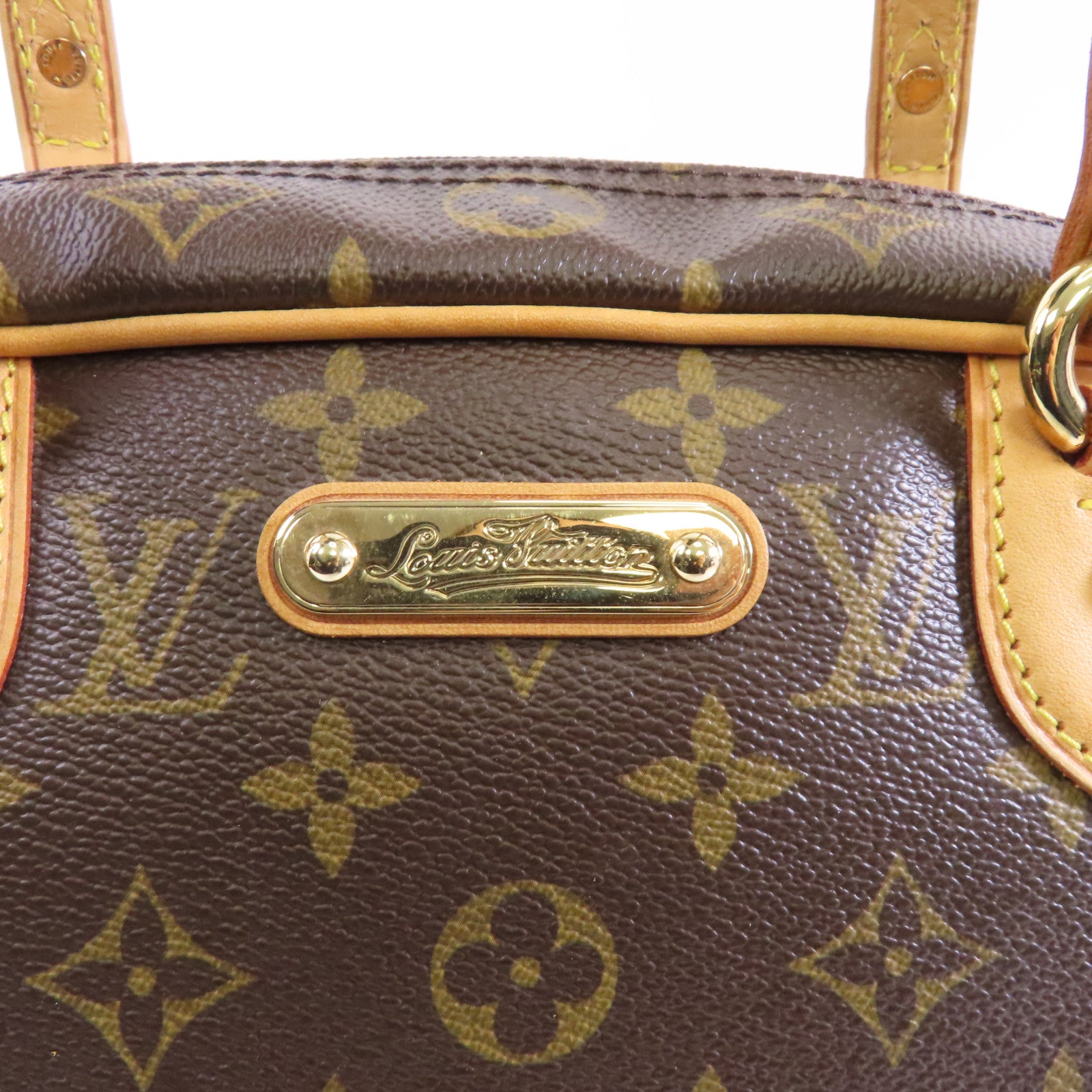 LOUIS VUITTON 【激減優惠】Monogram Montorgueil PM金扣肩背袋棕色