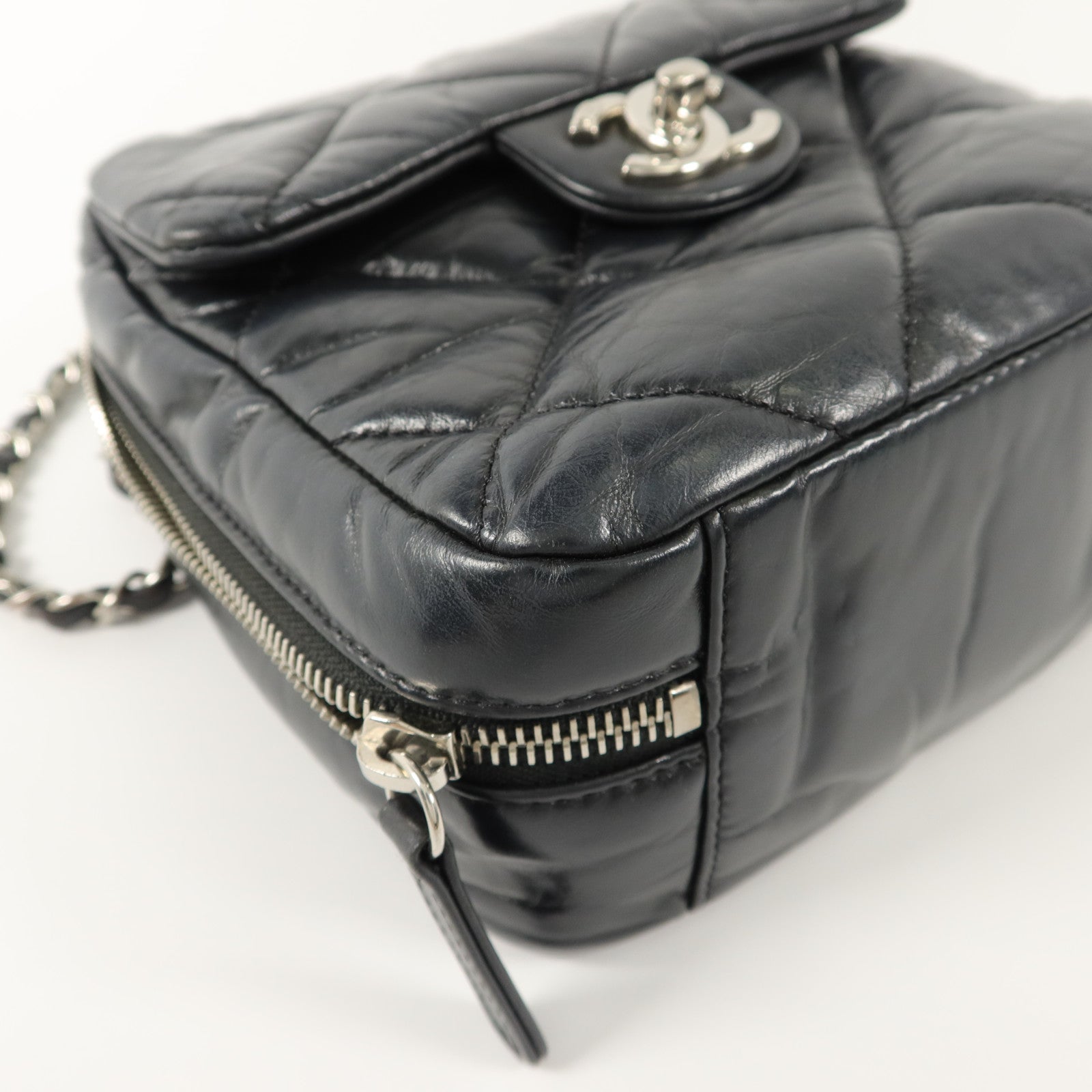 CHANEL 羊皮皮革Chain Shoulder鏈帶肩背袋