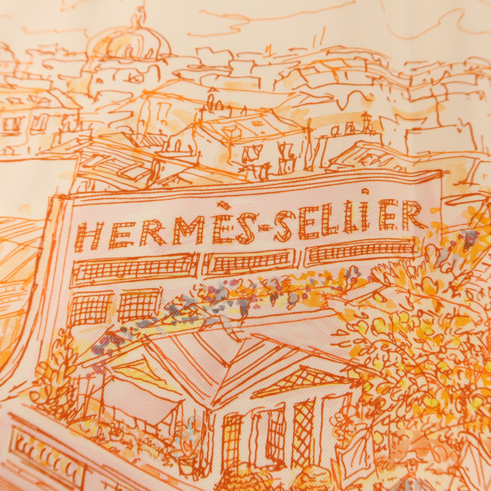 HERMES 絲質Scarf 40x40絲巾