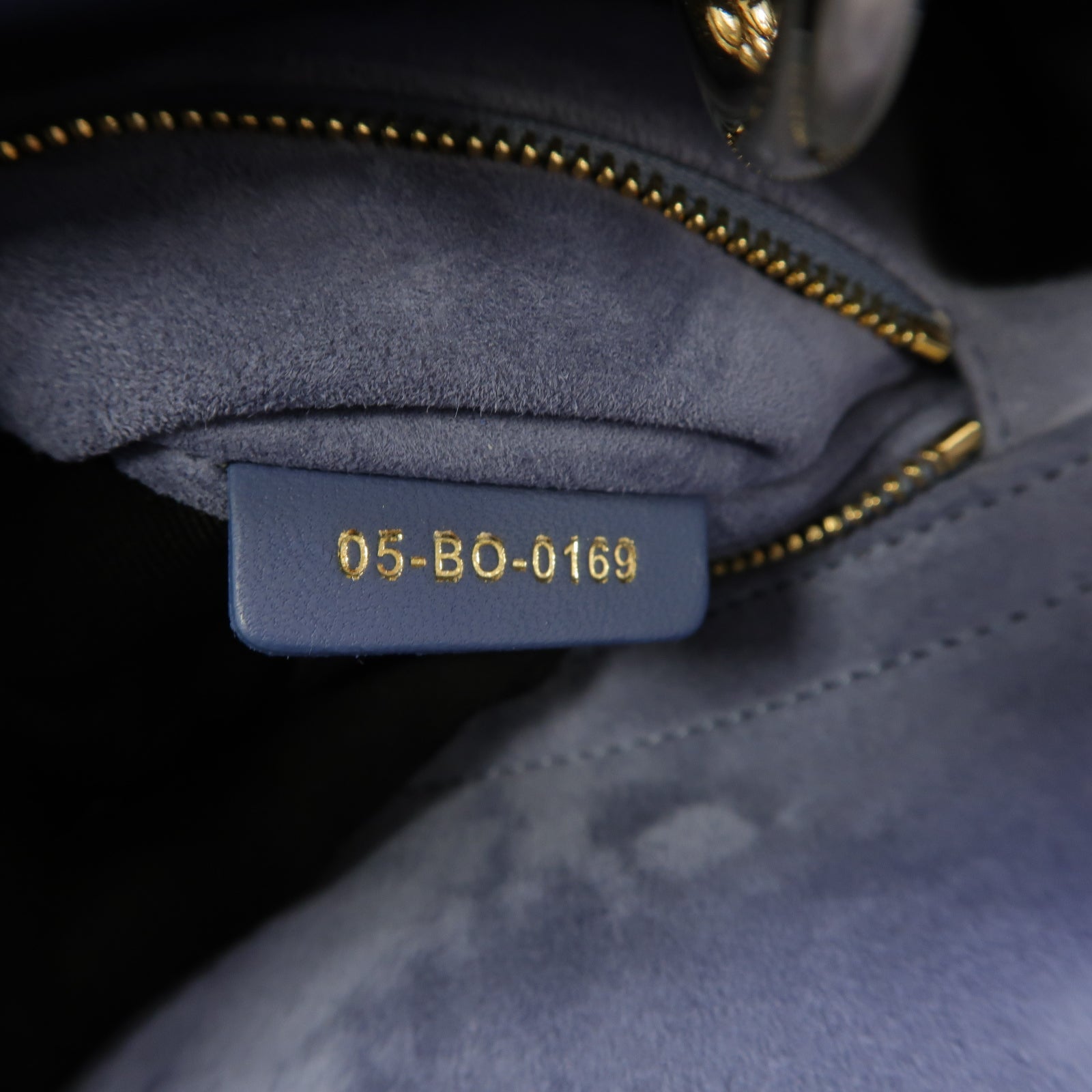 Dior 羊皮皮革Lady Dior Large 2 Way Shoulder Bag金扣手挽肩背兩用袋藍色