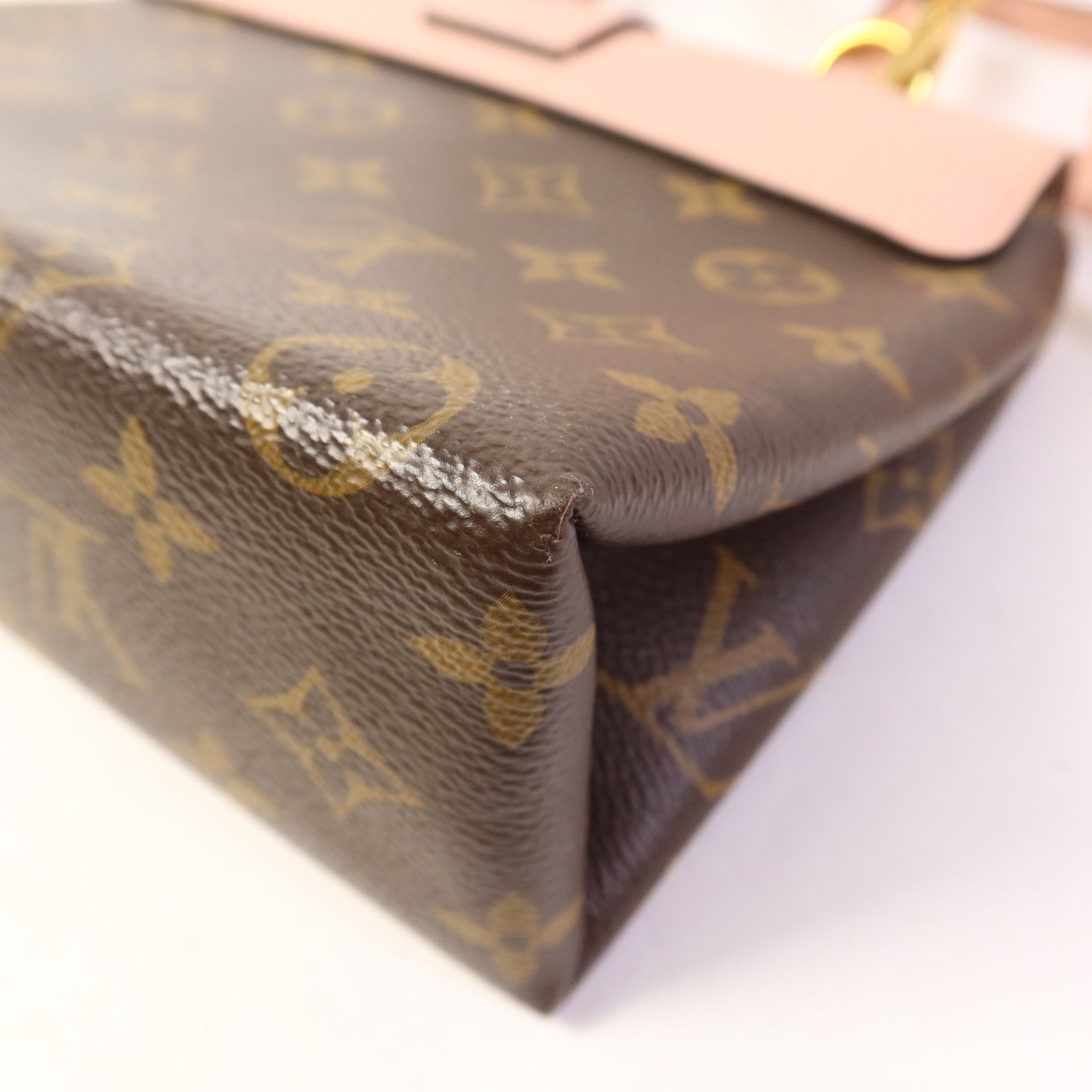 LOUIS VUITTON Monogram Locky BB金扣手挽肩背兩用袋