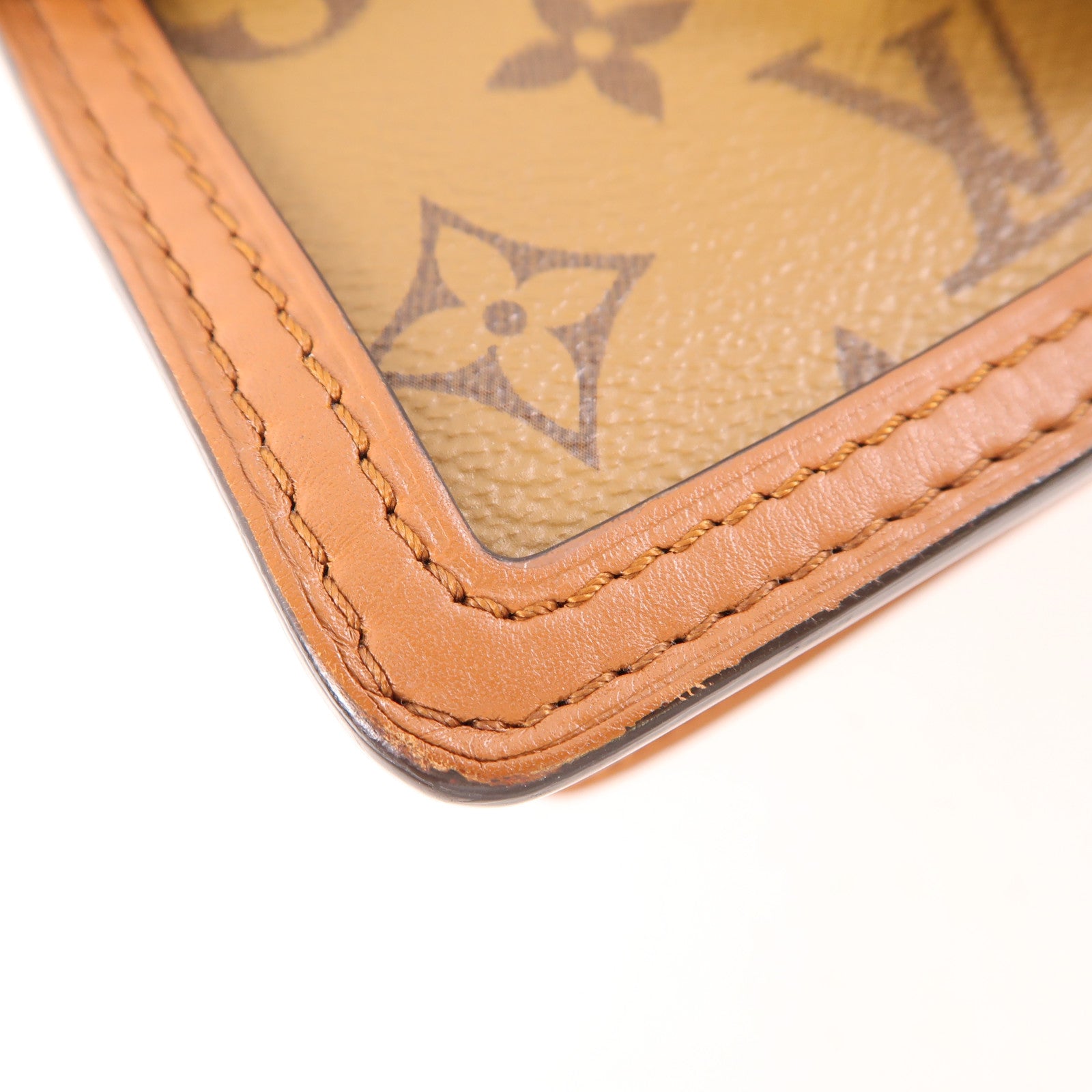 LOUIS VUITTON 【激減優惠】Monogram/Monogram Reverse Mini Dauphine金扣肩背袋棕色