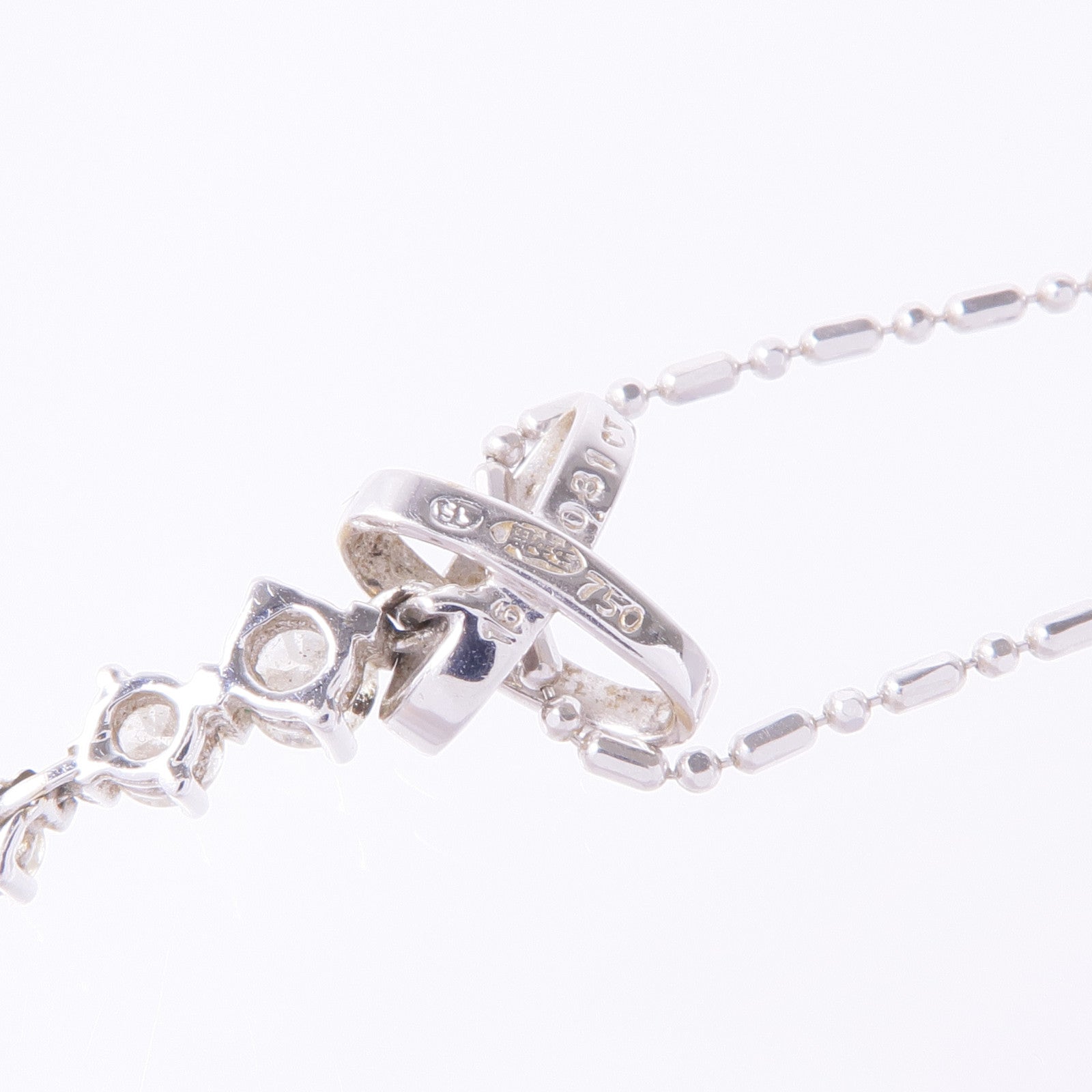 JEWELRY 18K白金Diamond Necklace鑽石項鍊