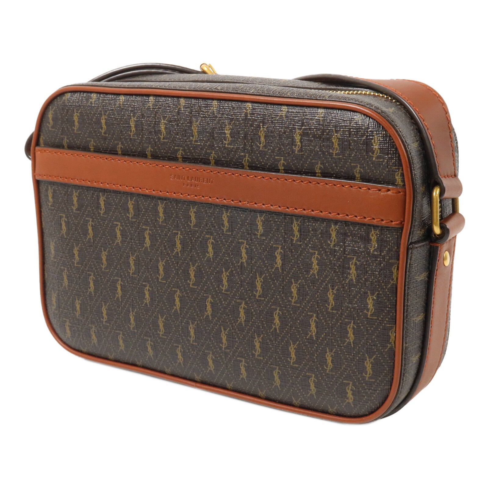 SAINT LAURENT 塗層帆布Le Monogramme Camera Bag肩背袋