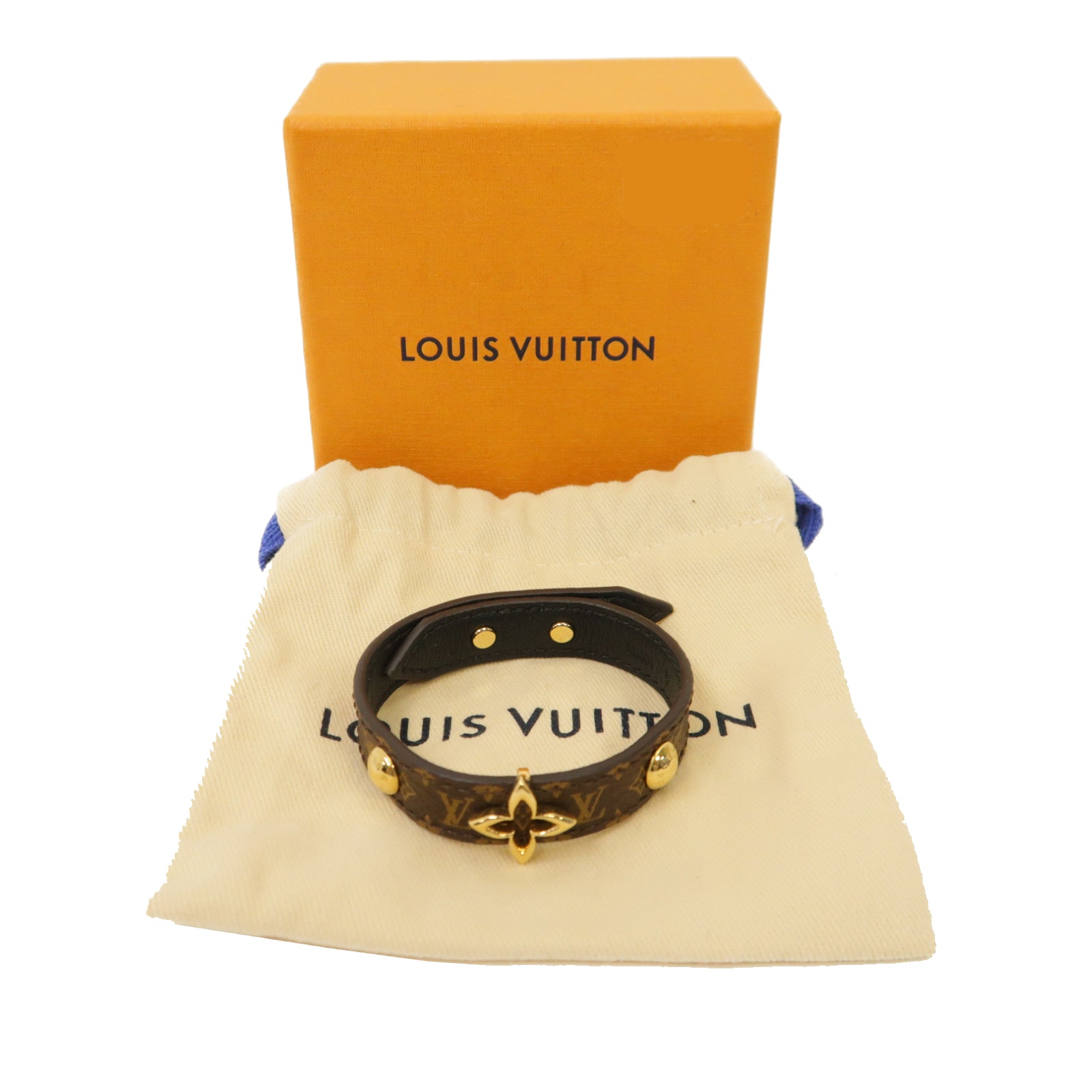 LOUIS VUITTON Monogram Blooming Bracelet手鏈啡色