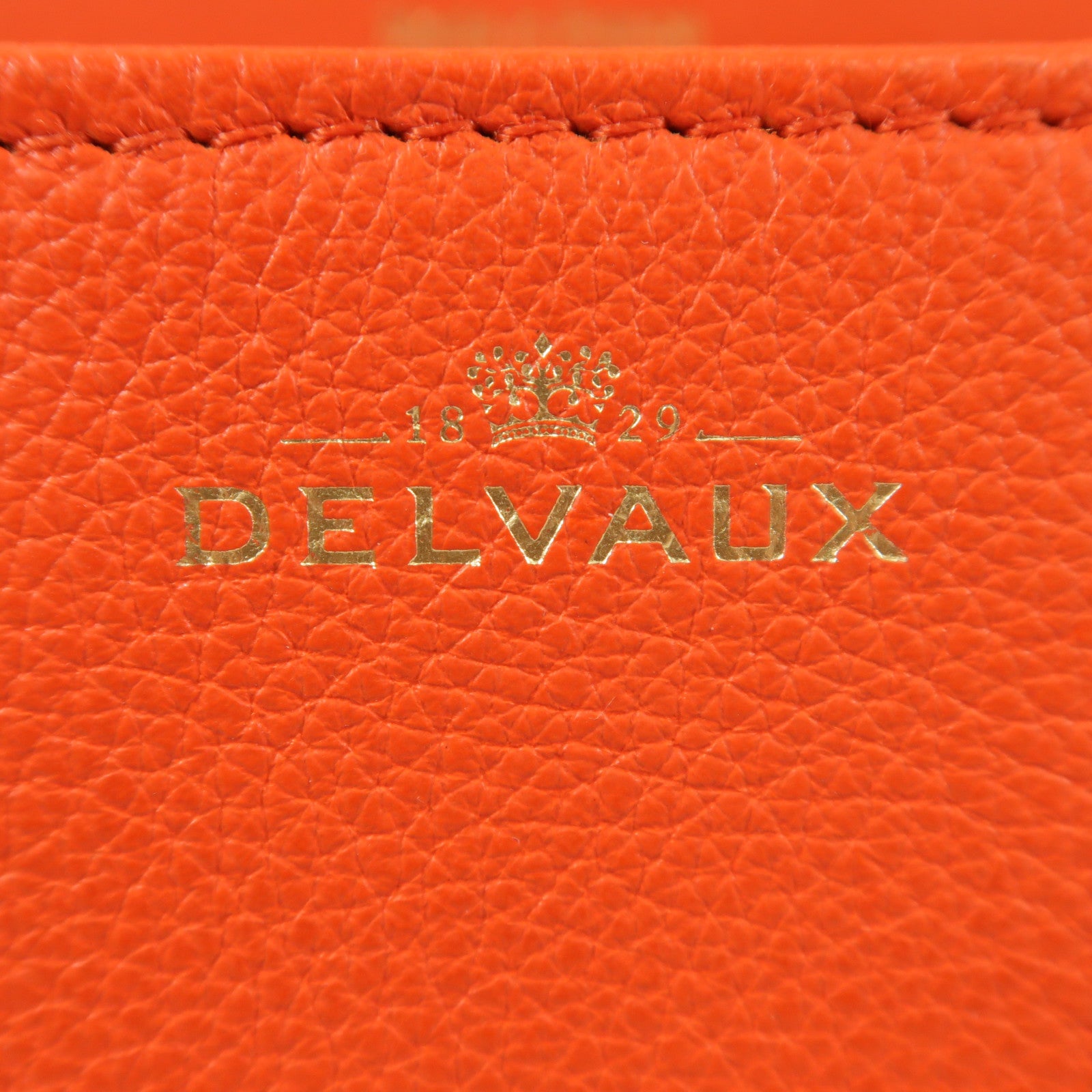 Delvaux 牛皮皮革Brillant East & West銀扣手挽肩背兩用袋