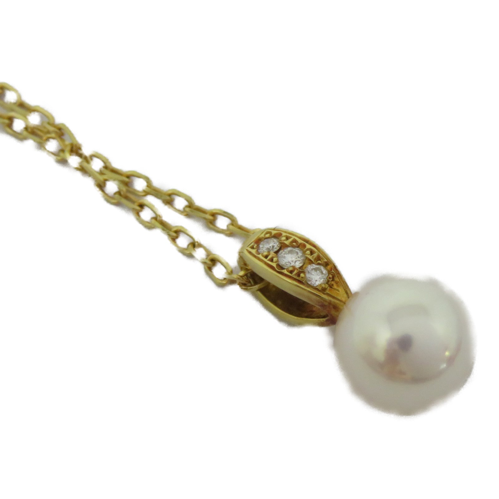 MIKIMOTO 18K黃金Pearl Necklace珍珠項鍊