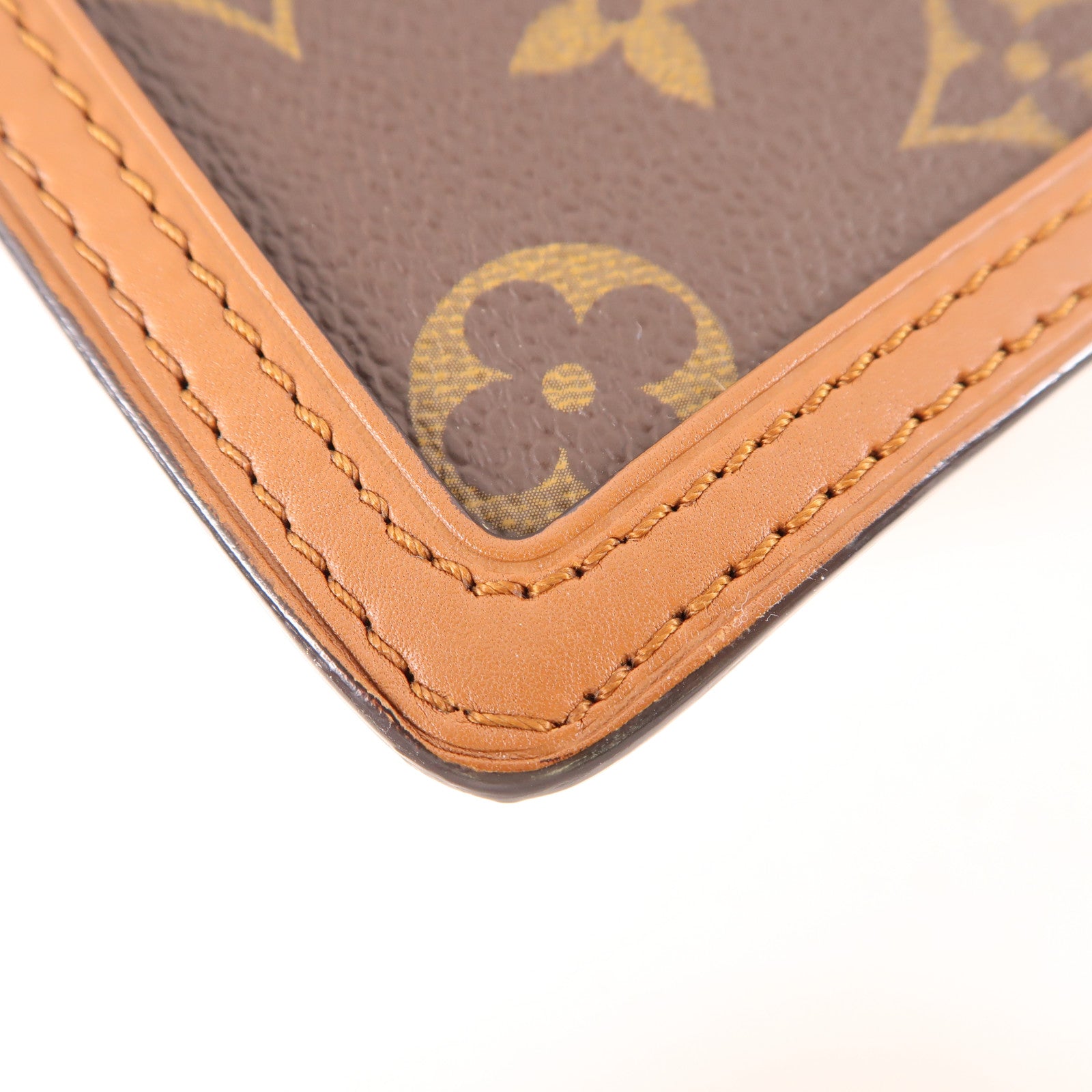 LOUIS VUITTON 【激減優惠】Monogram/Monogram Reverse Mini Dauphine金扣肩背袋棕色