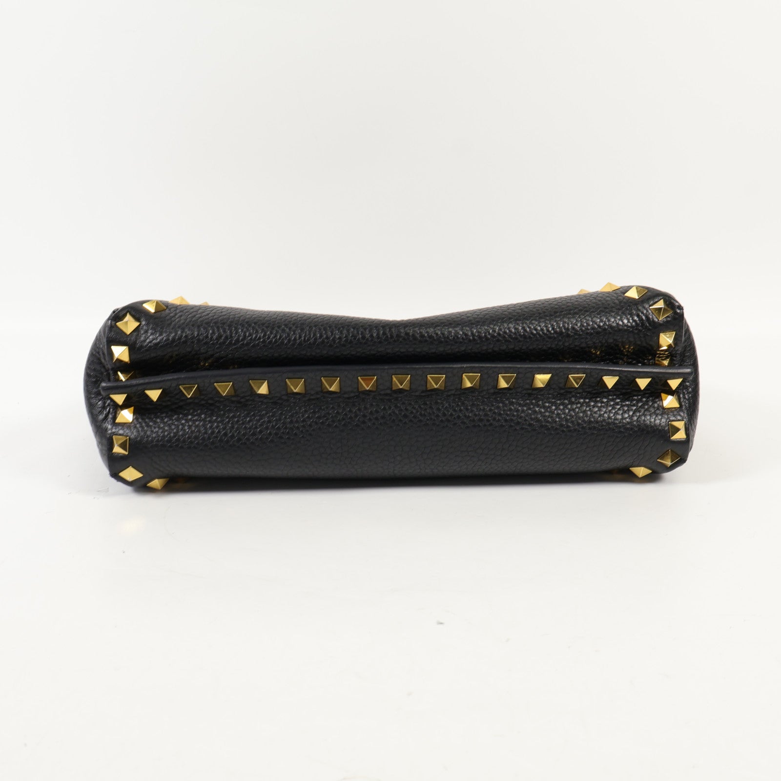 Valentino 牛皮皮革Shoulder Bag金扣肩背袋