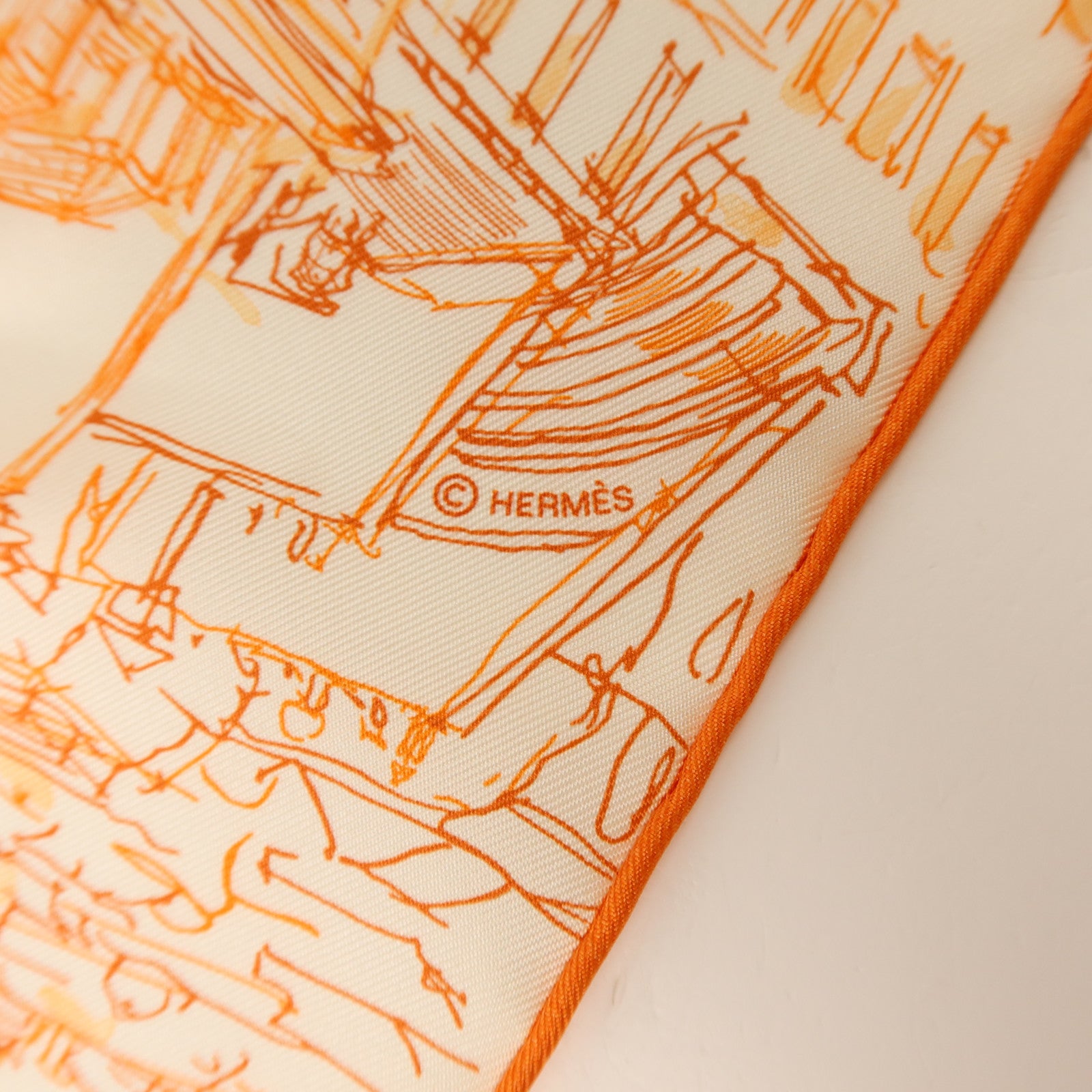 HERMES 絲質Scarf 40x40絲巾