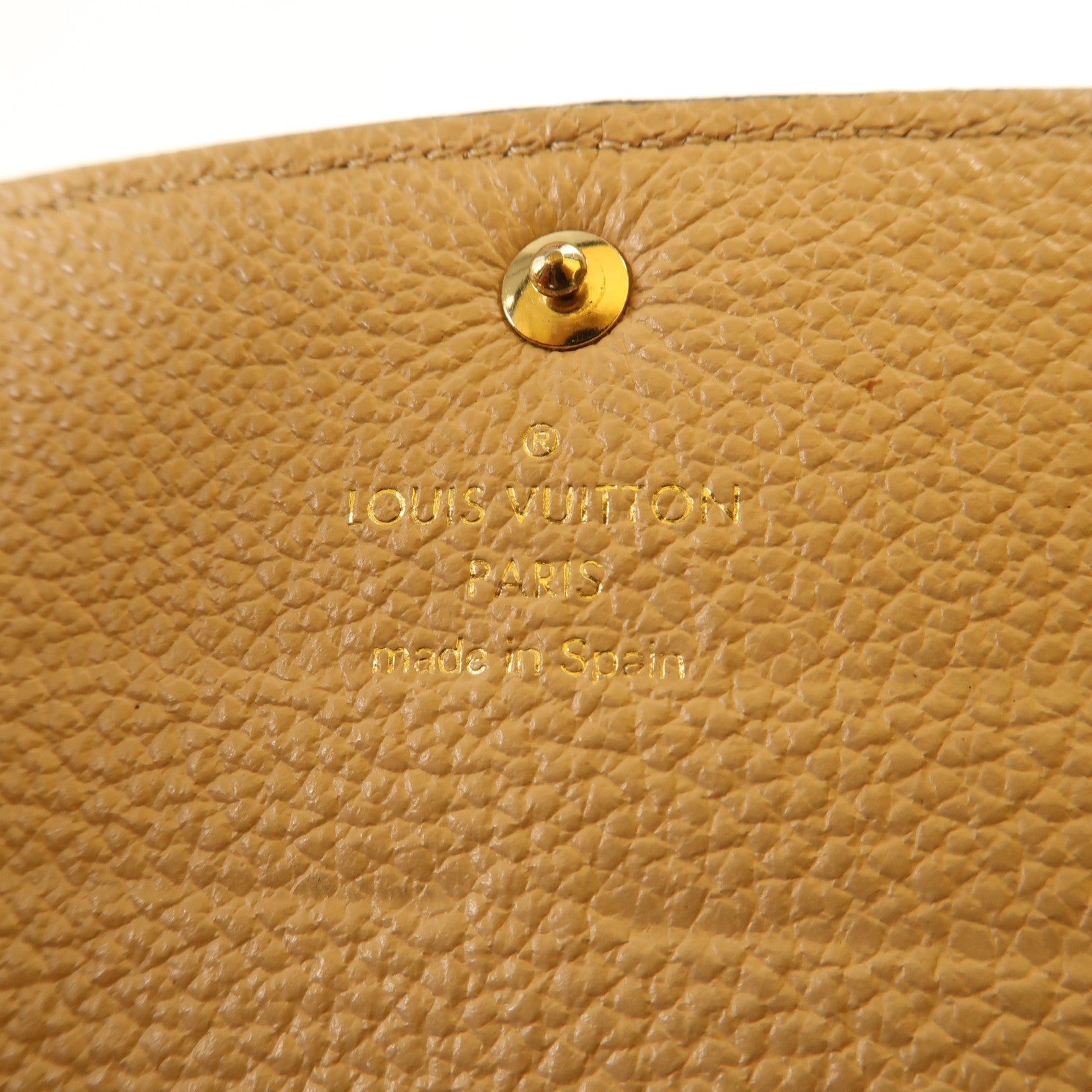 LOUIS VUITTON Monogram Empreinte Emilie Long Wallet金扣長錢包