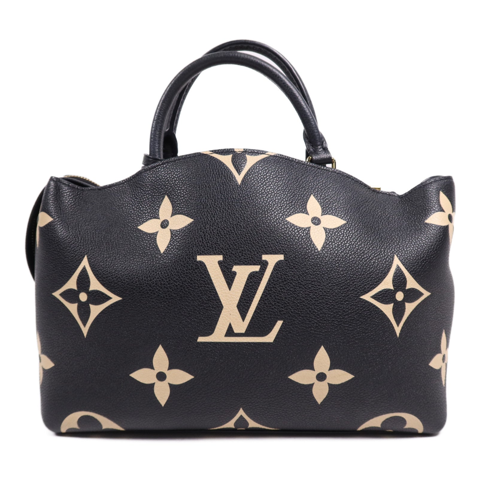 LOUIS VUITTON Monogram/Empreinte Petit Palais金扣手挽肩背兩用袋