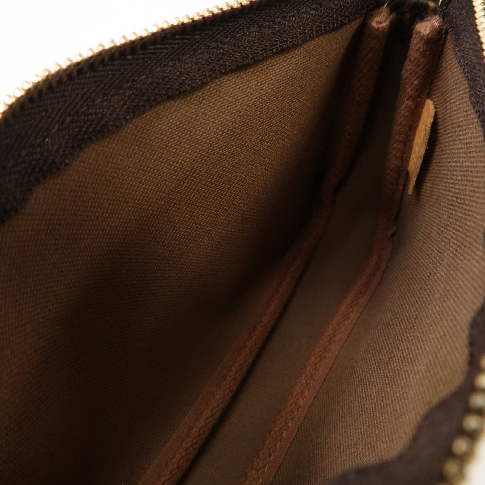 LOUIS VUITTON 【激減優惠】Monogram Mini Pochette Accessoires Chain Pouch金扣鏈帶手拿包啡色/彩色