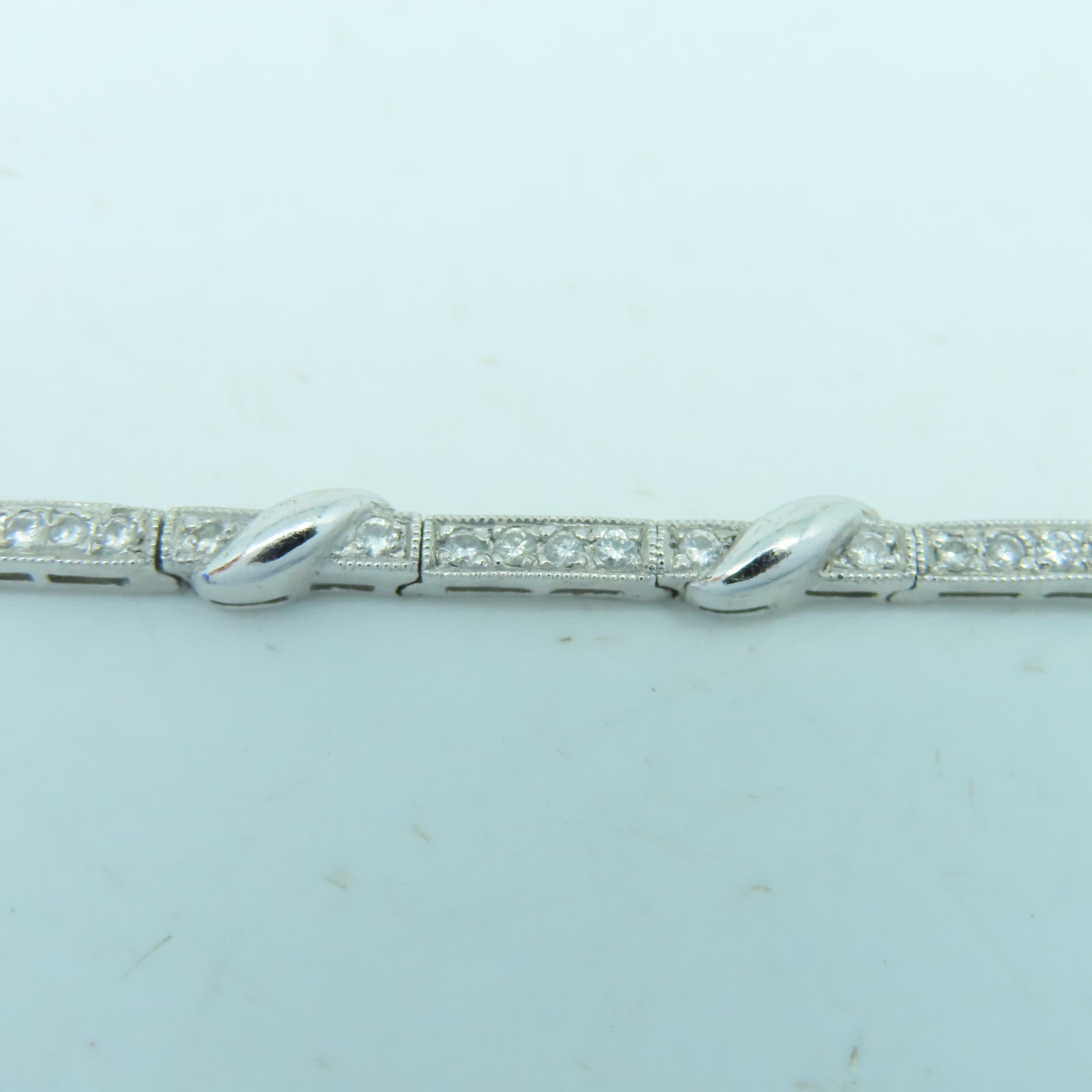 JEWELRY 【激減優惠】18K白金Bracelet0.65ct鑽石手鏈#16cm