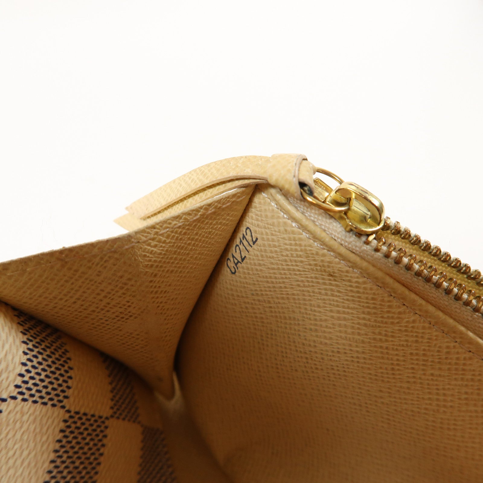 LOUIS VUITTON 【激減優惠】Damier Azur Portefeuille Emily Long Wallet金扣長錢包白色/藍色