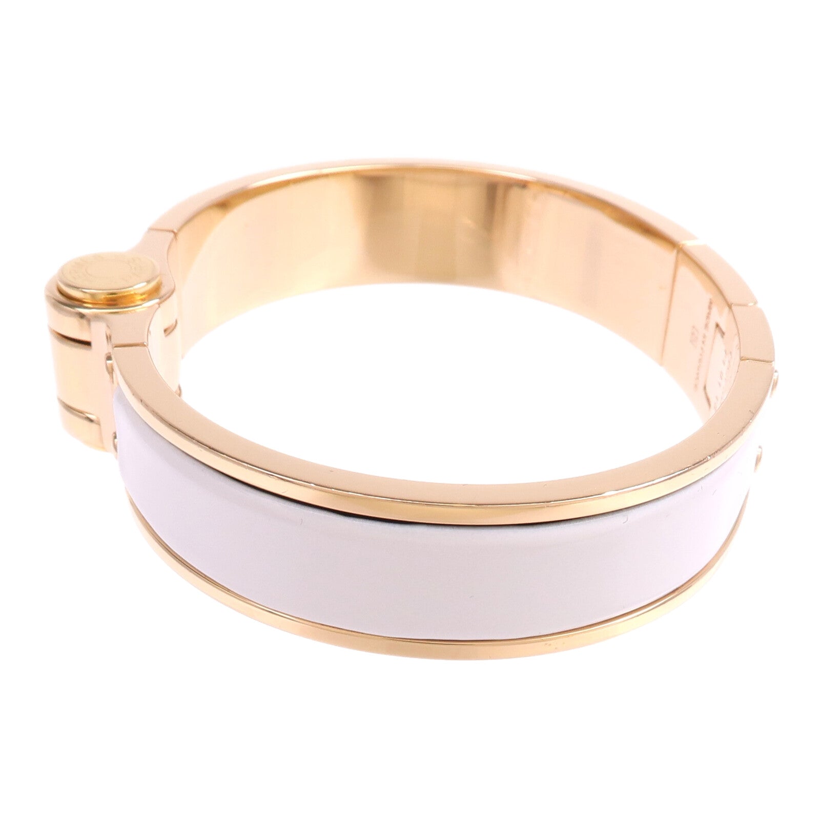 HERMES 金屬Charniere Bracelet金扣手鐲