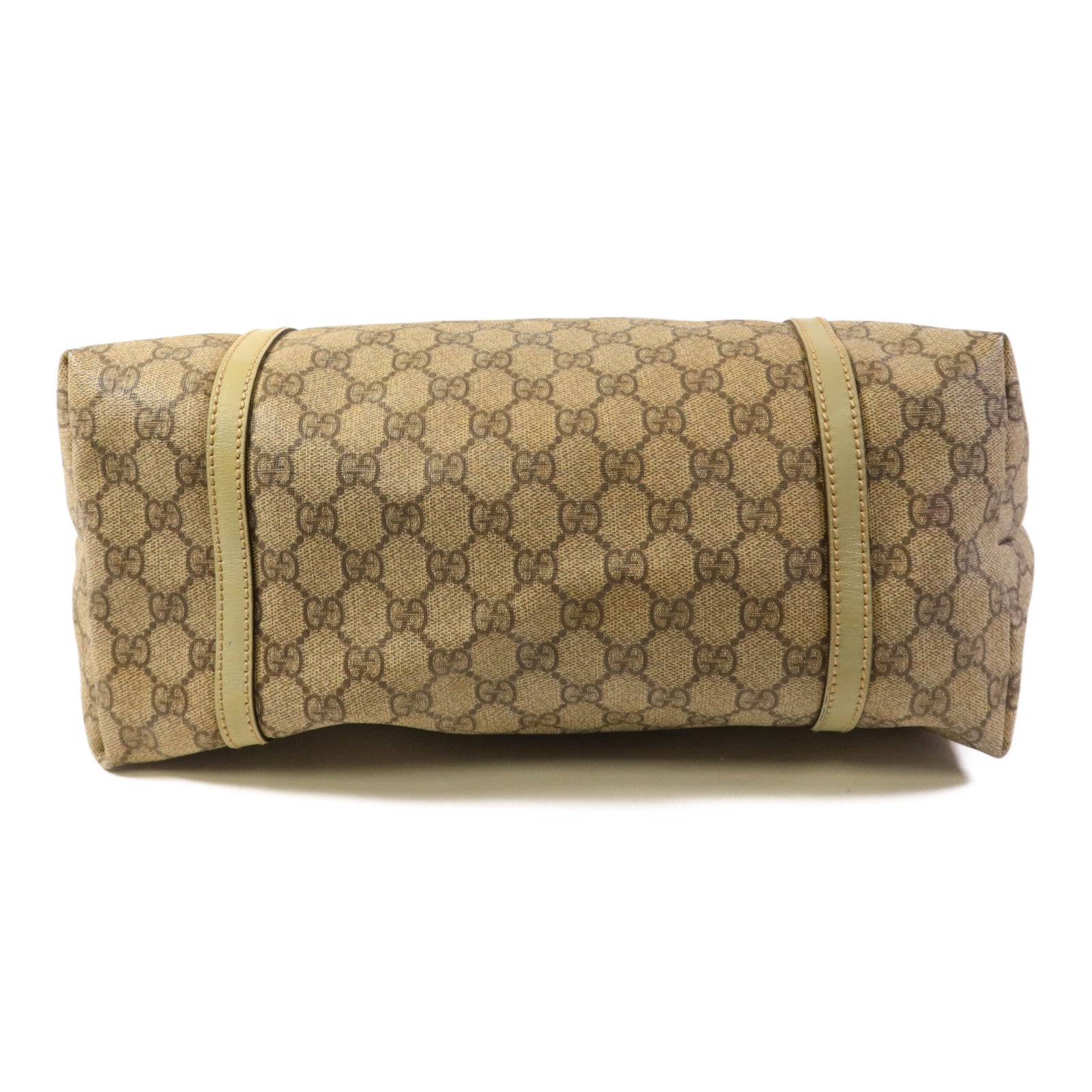 GUCCI 帆布GG Supreme Tote金扣手挽袋