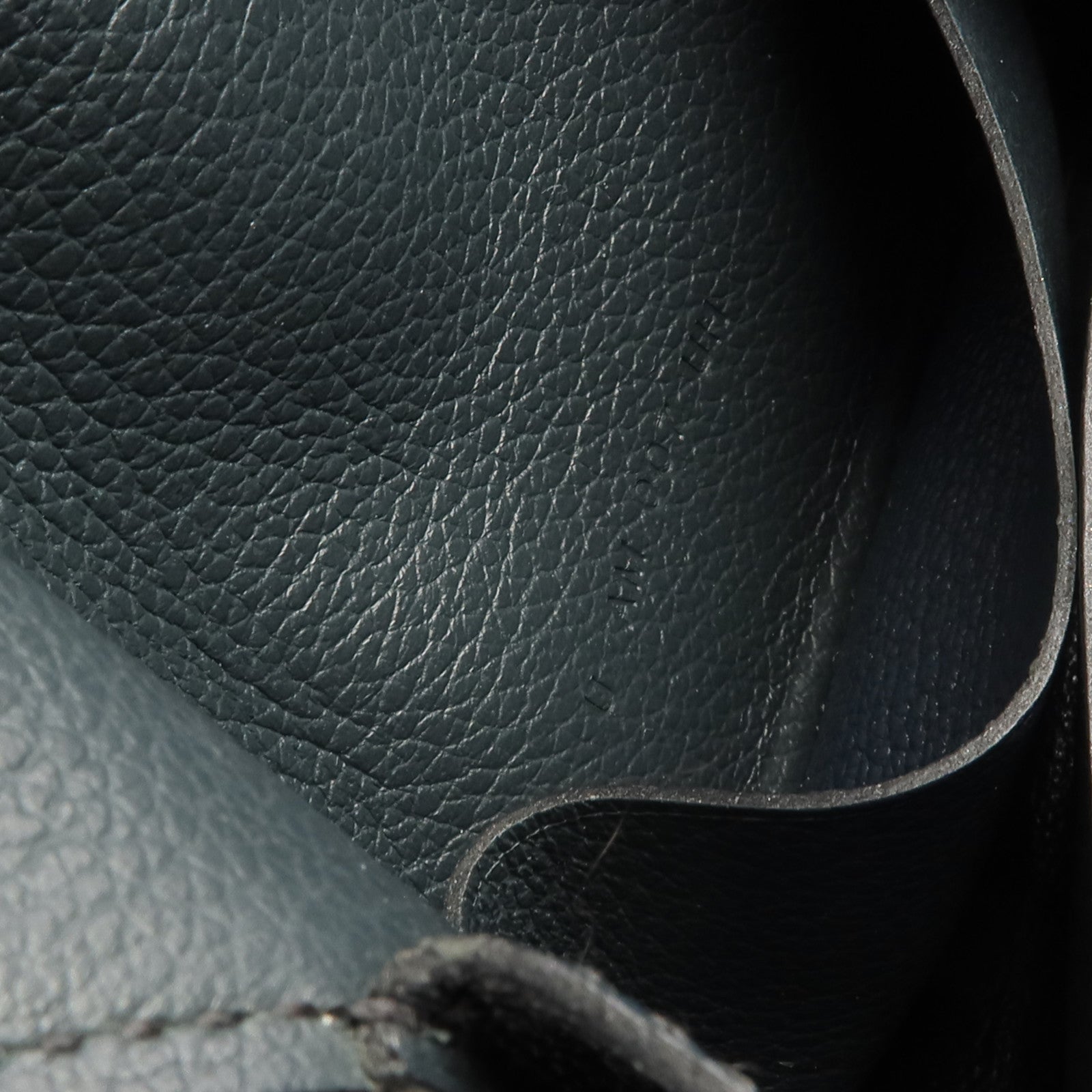 HERMES Evercolor皮革Roulis Slim錢包Vert Rousseau