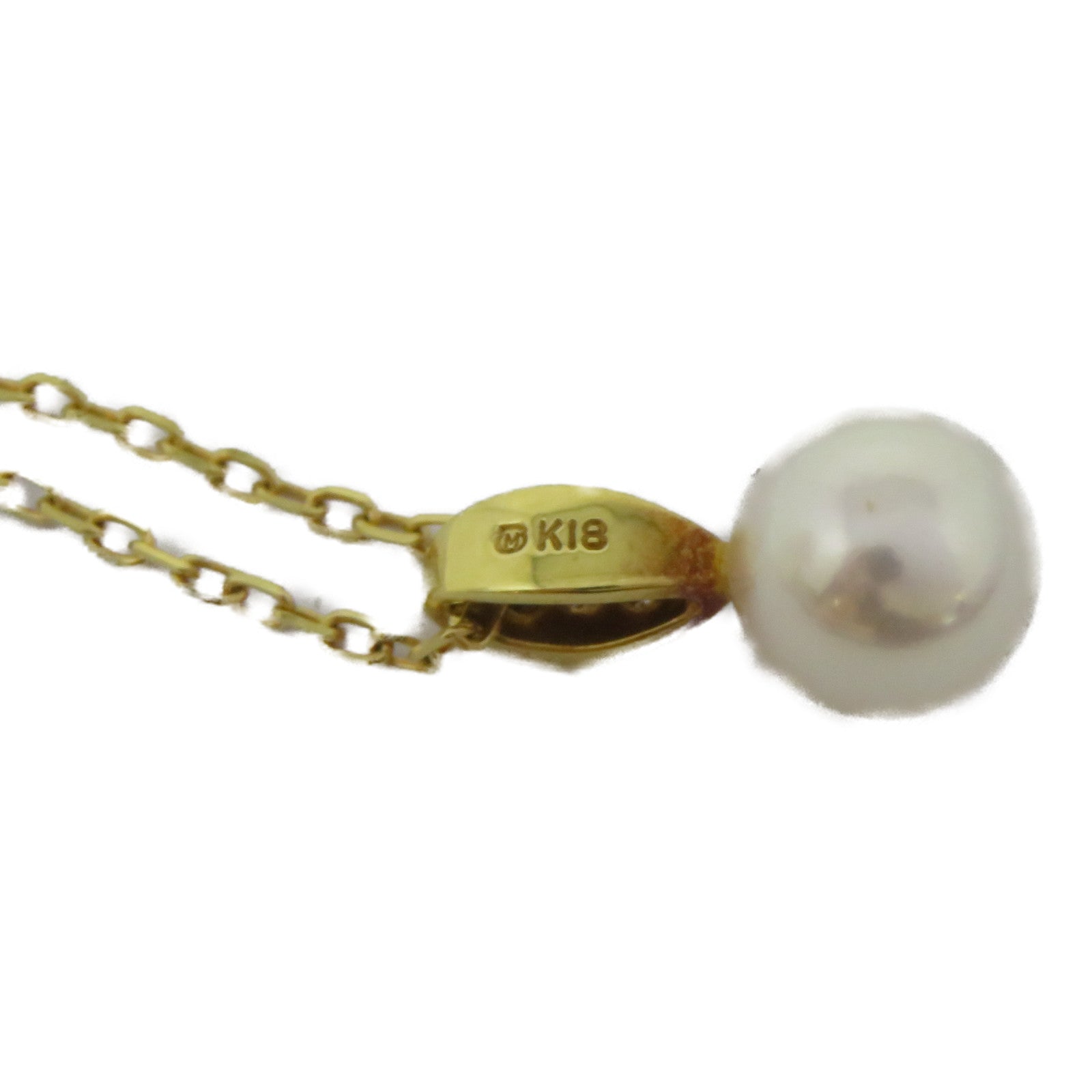 MIKIMOTO 18K黃金Pearl Necklace珍珠項鍊