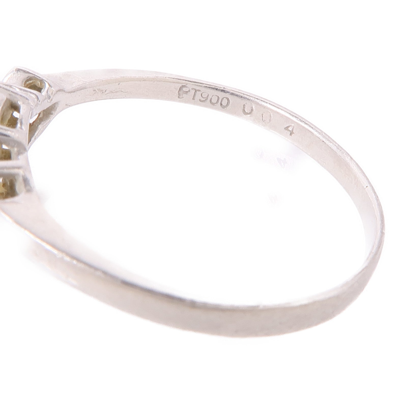 JEWELRY 【激減優惠】PT900鉑金Sapphire/Diamond Ring藍寶石/鑽石戒指US#7.5