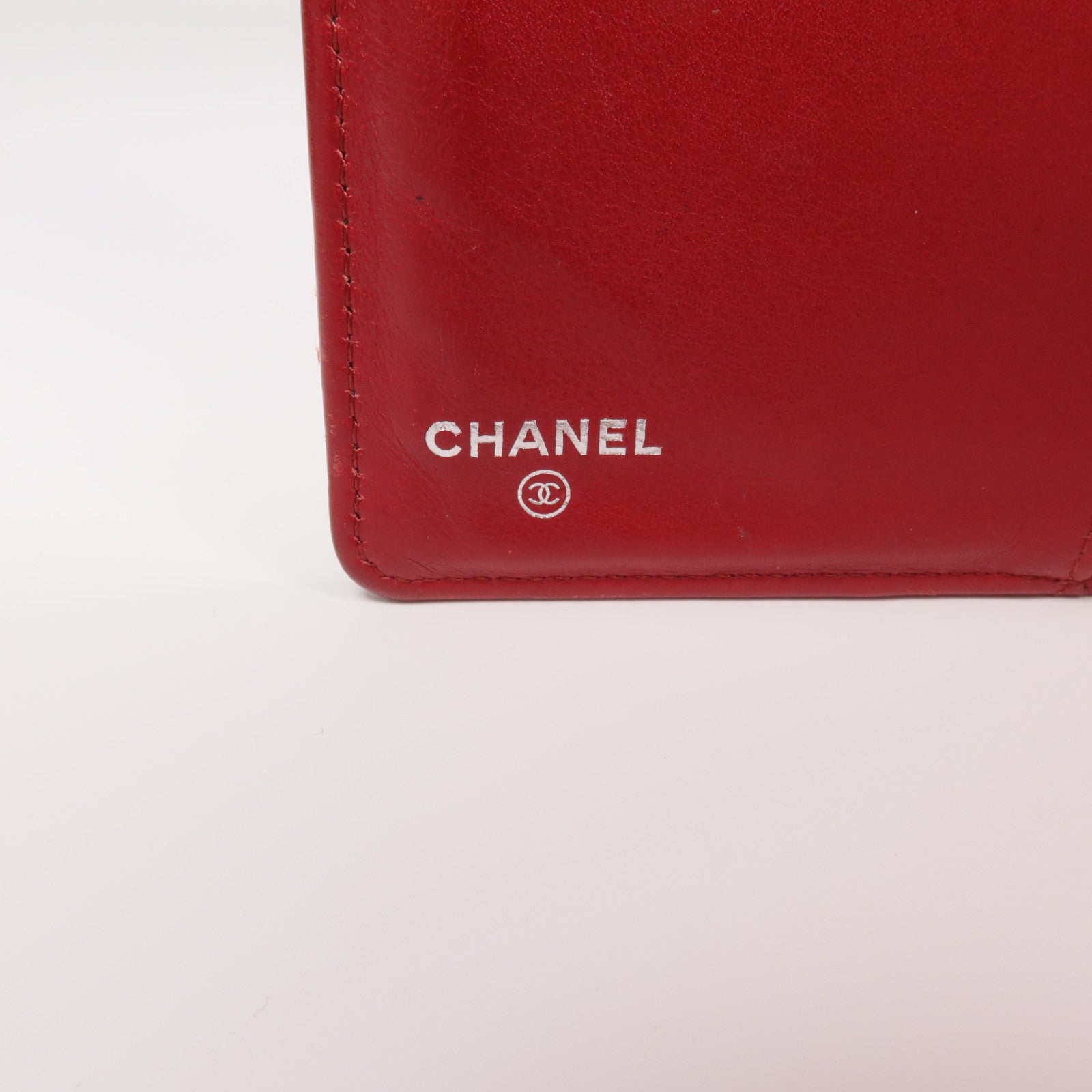CHANEL 漆皮皮革Long Wallet銀扣長錢包