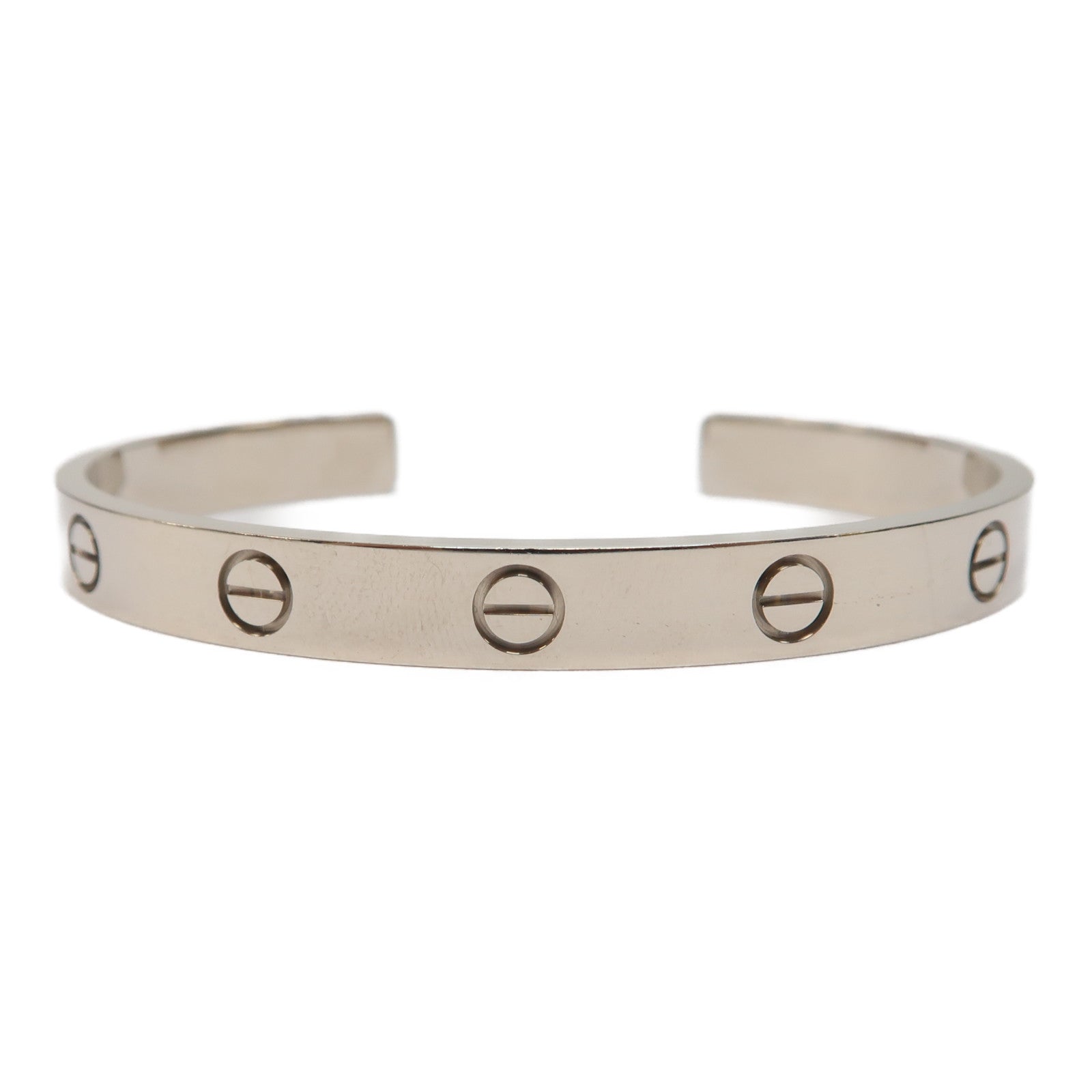 CARTIER 【激減優惠】18K白金Love Bracelet手鐲
