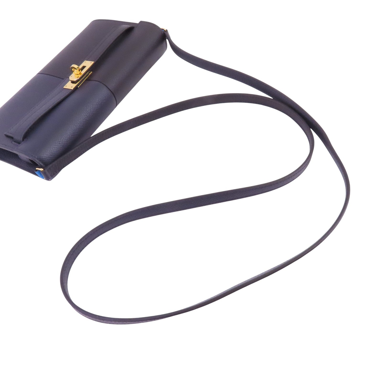 HERMES Epsom皮革Kelly To Go金扣肩背袋