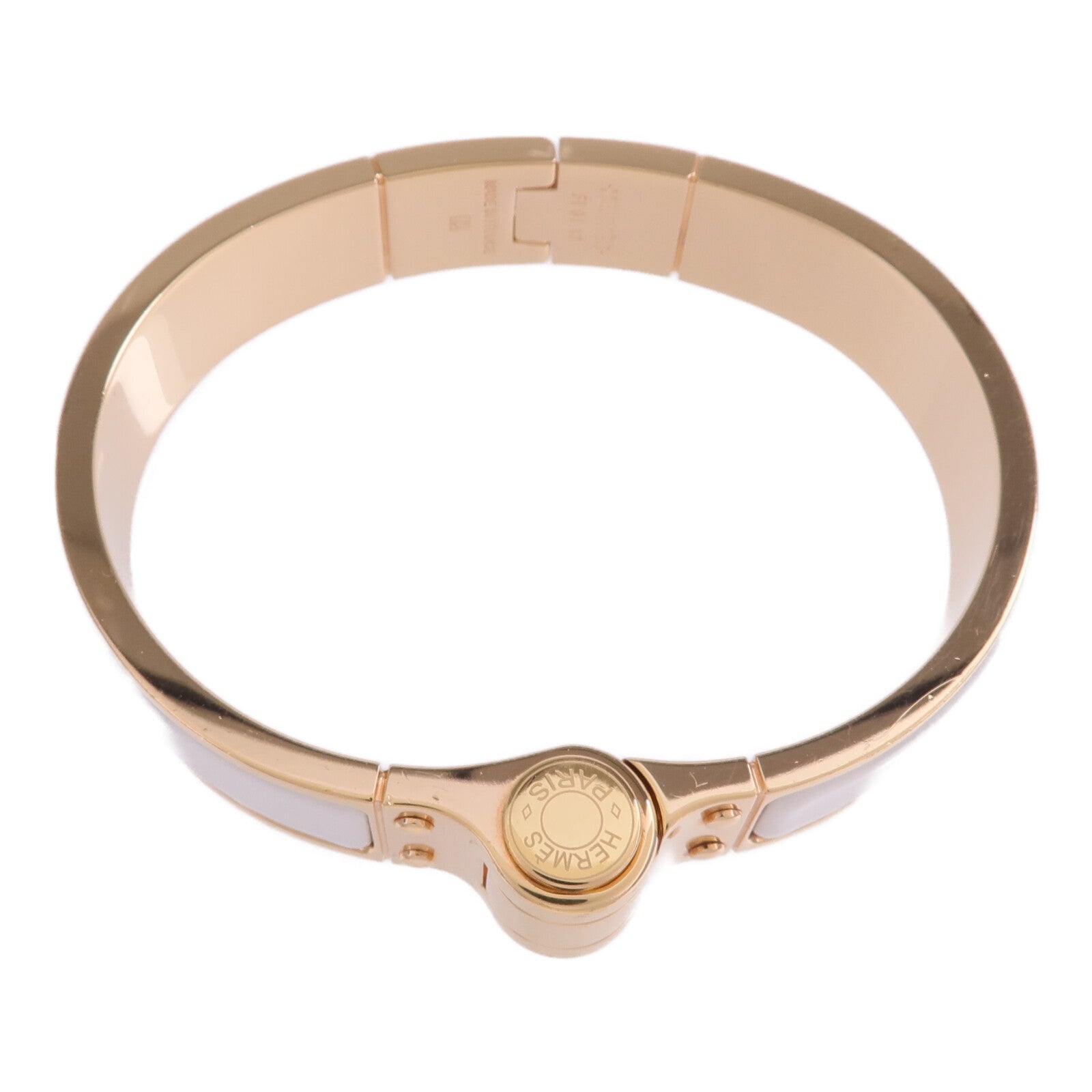 HERMES 金屬Charniere Bracelet金扣手鐲
