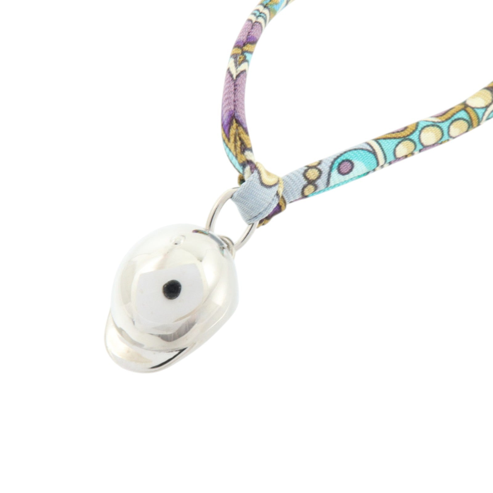 HERMES 絲質/金屬Necklace項鏈