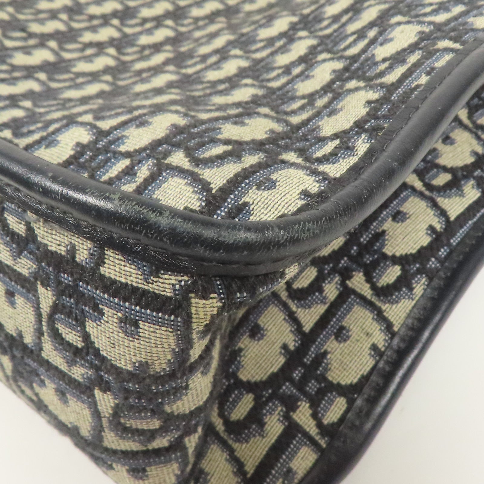 Dior 帆布Shoulder Bag金扣肩背袋