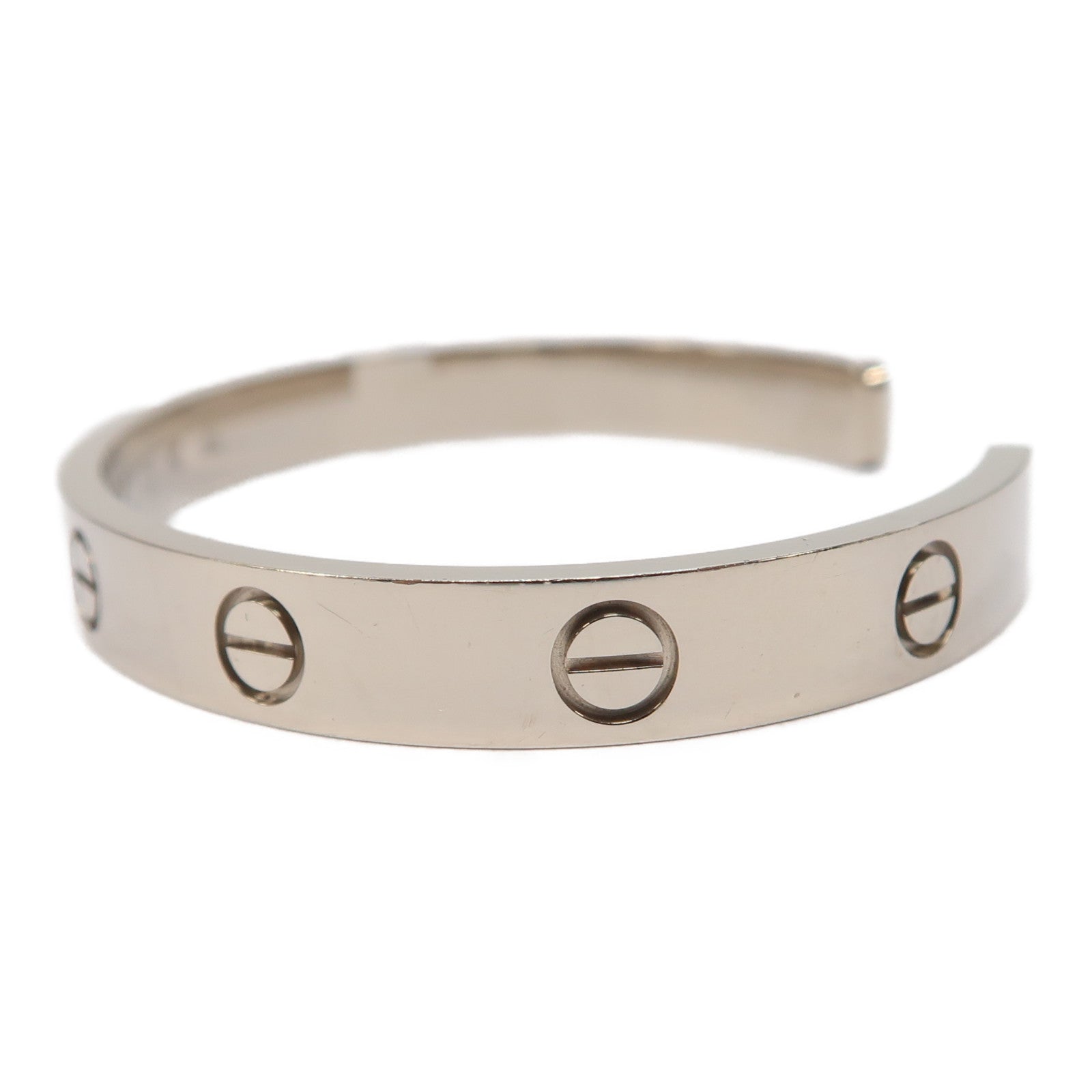 CARTIER 【激減優惠】18K白金Love Bracelet手鐲