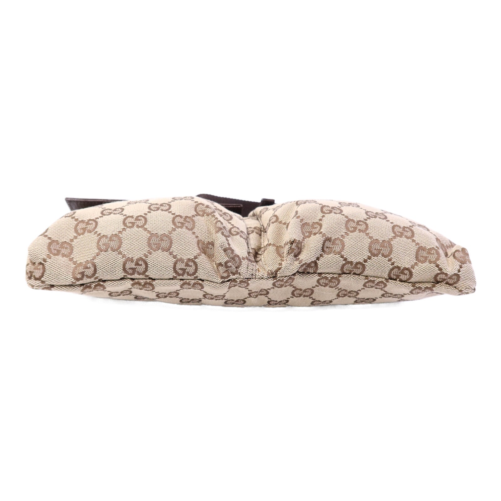GUCCI 帆布Waist Bag銀扣腰包