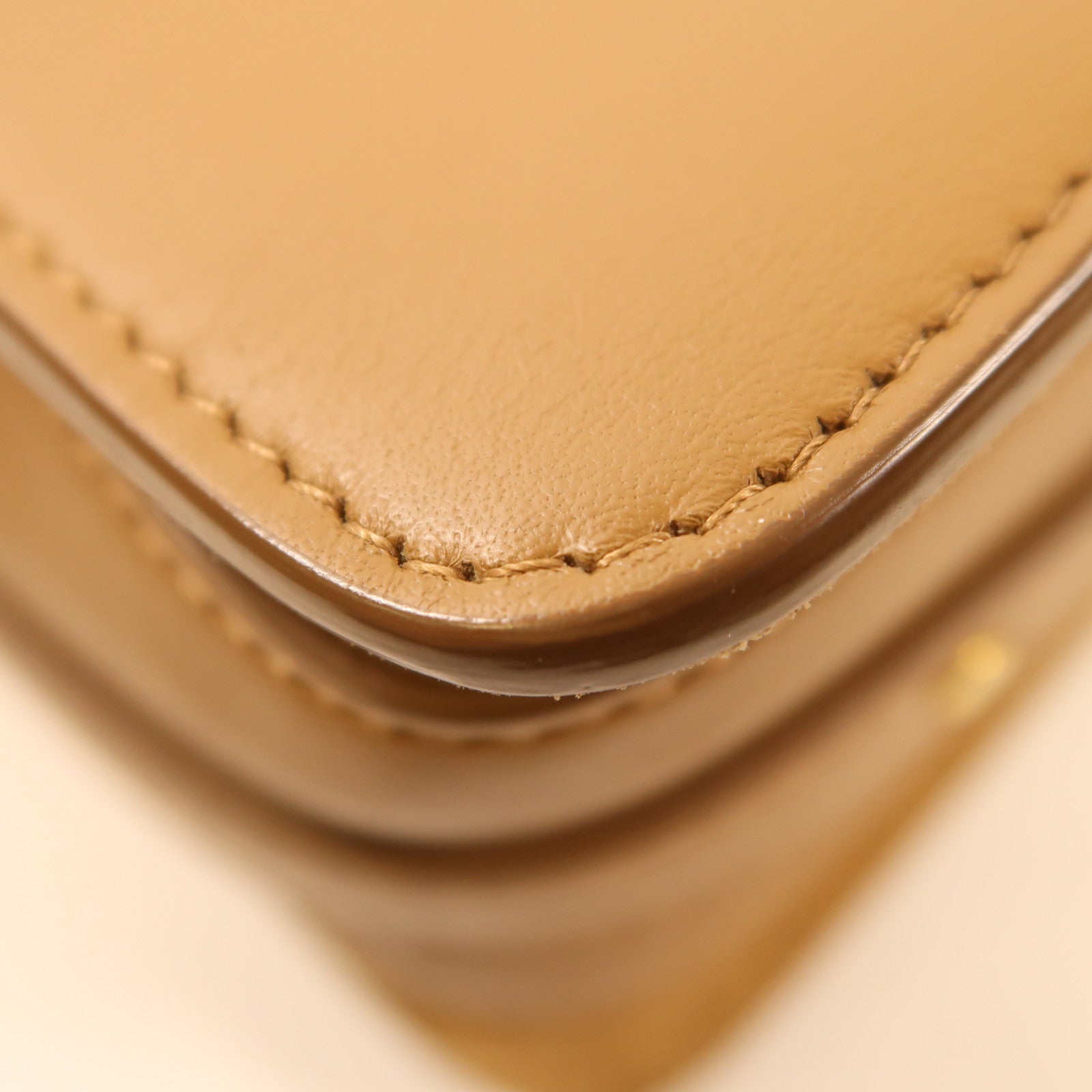 Chloe 牛皮皮革Shoulder Bag金扣肩背袋