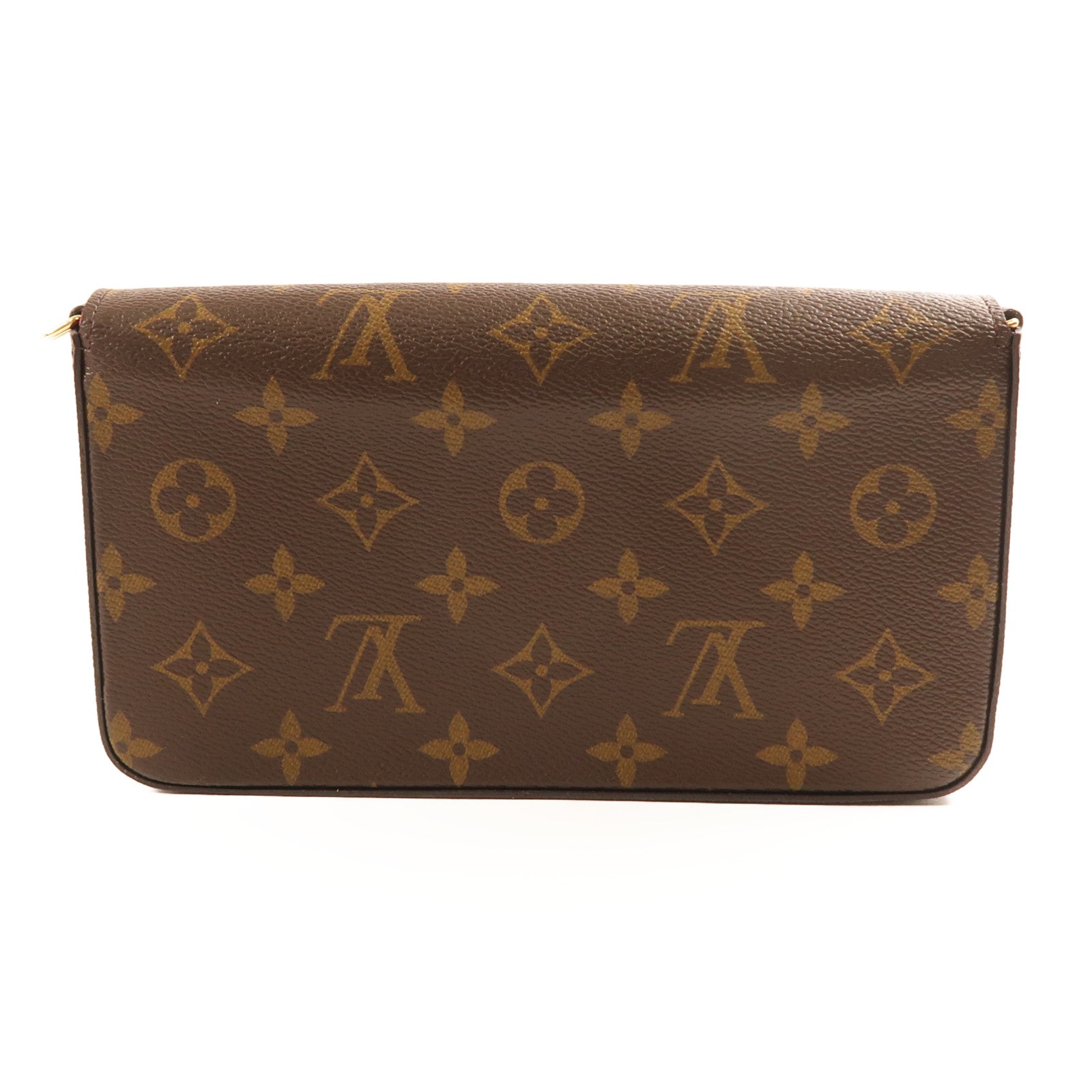 LOUIS VUITTON Monogram Pochette Felicie金扣鏈帶肩背袋