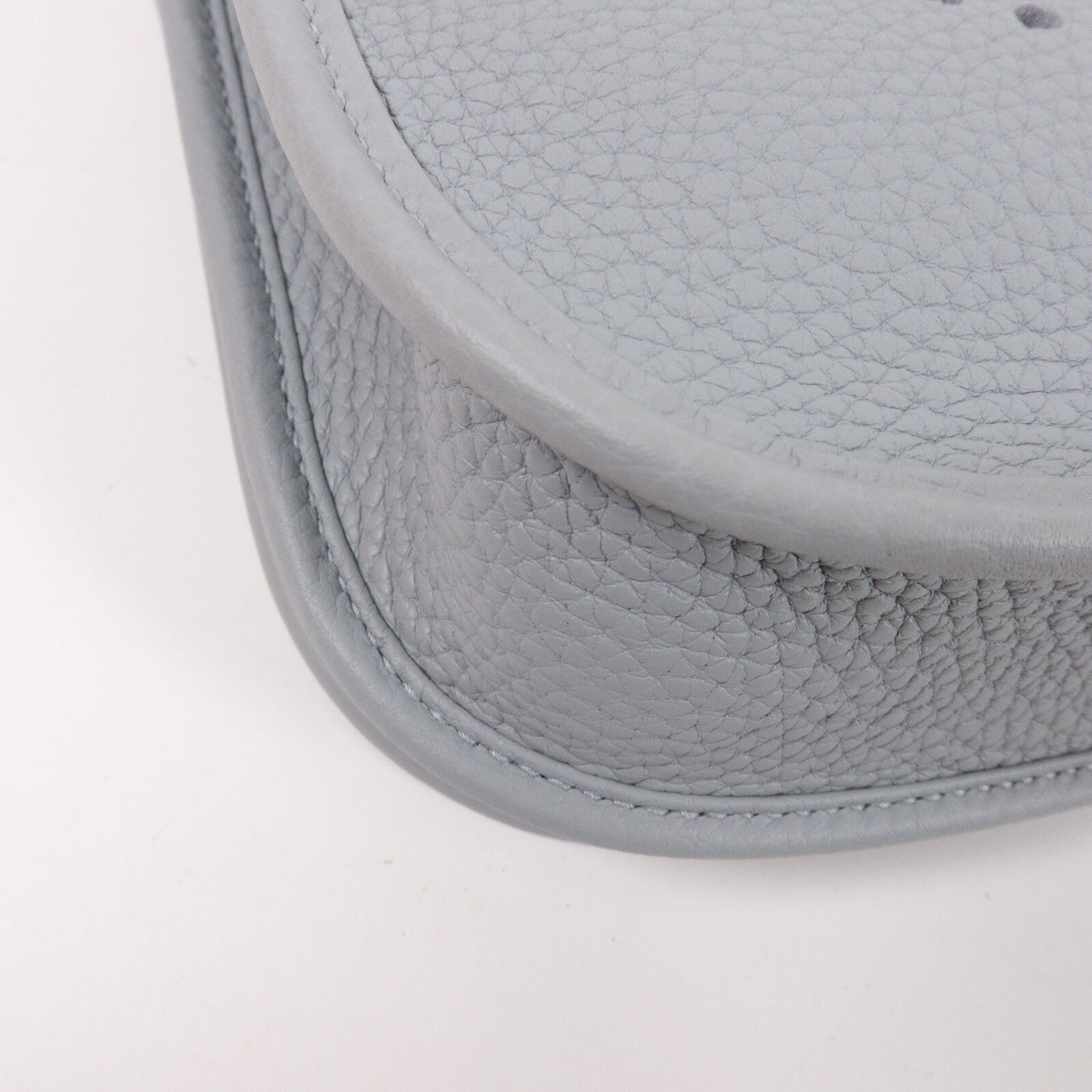 HERMES Clemence皮革Evelyne 23肩背袋Gris Pantin
