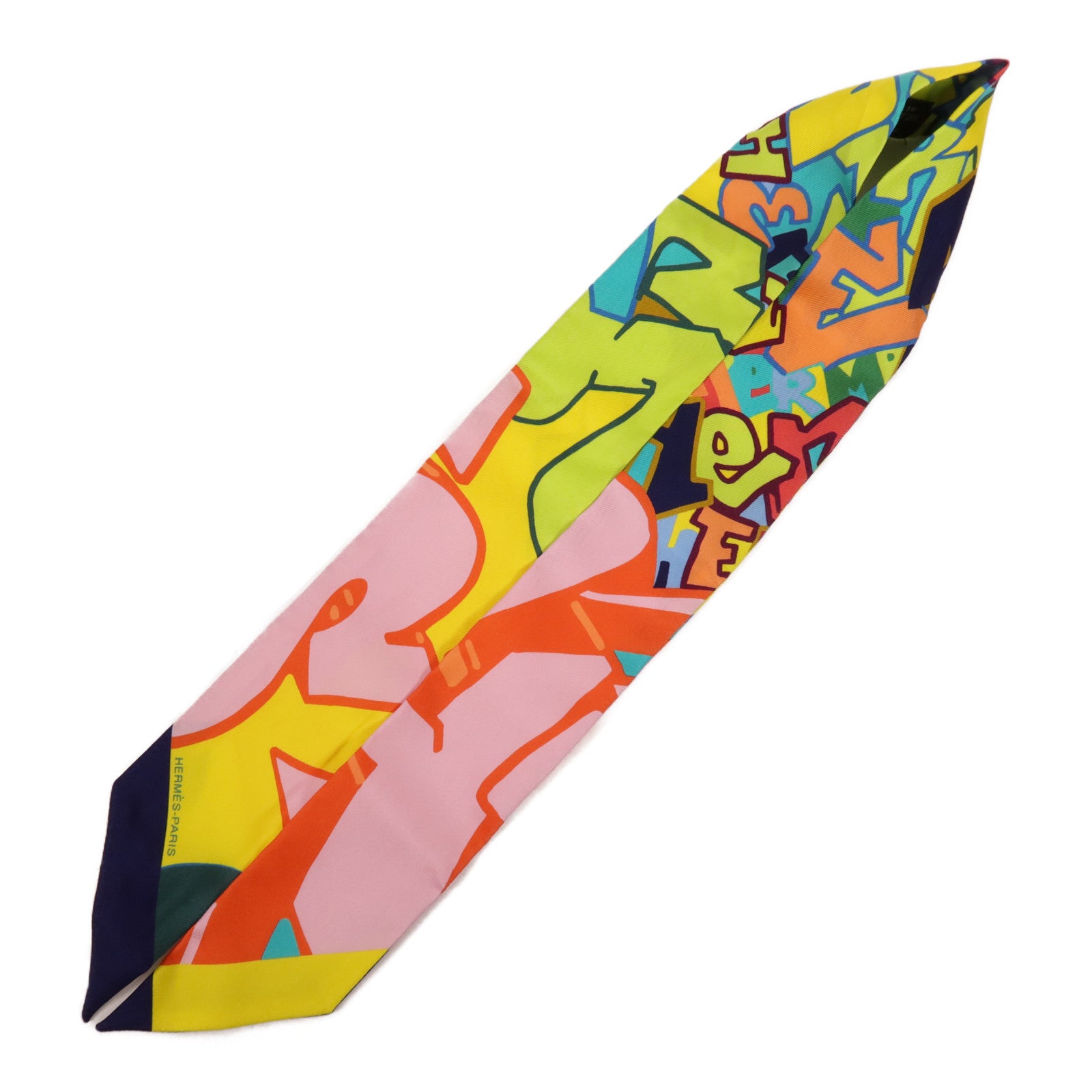 HERMES 絲質Twilly絲巾