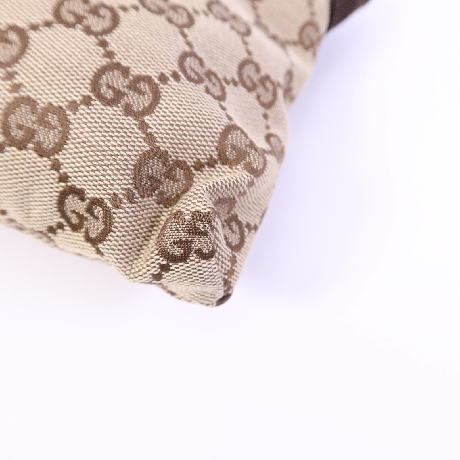 GUCCI 帆布Waist Bag銀扣腰包