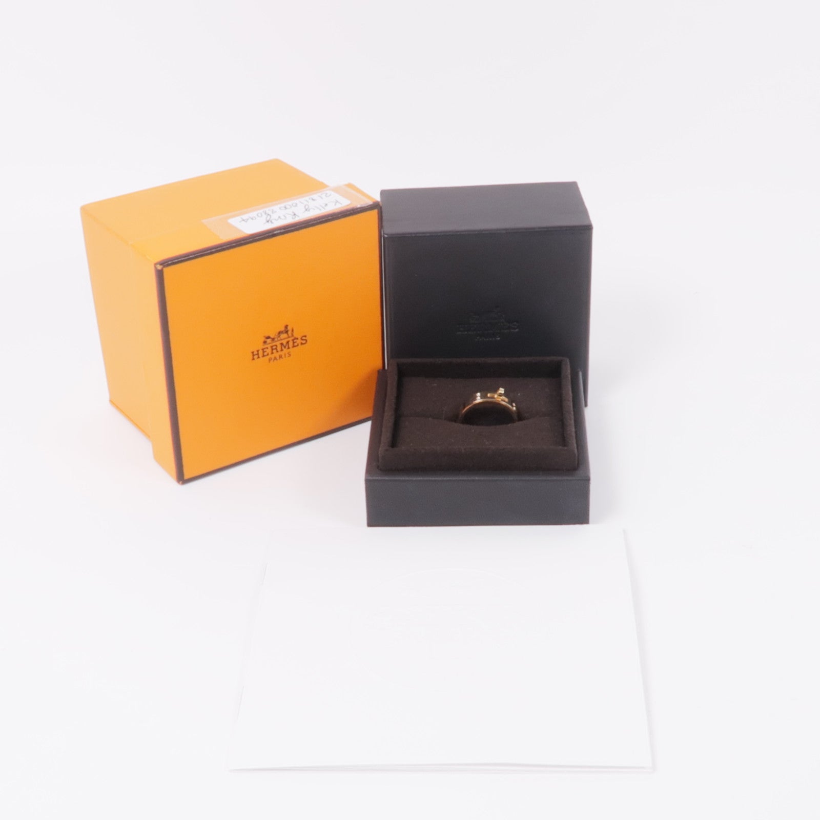 HERMES 【激減優惠】18K玫瑰金Kelly Ring Hermes#52 US#6