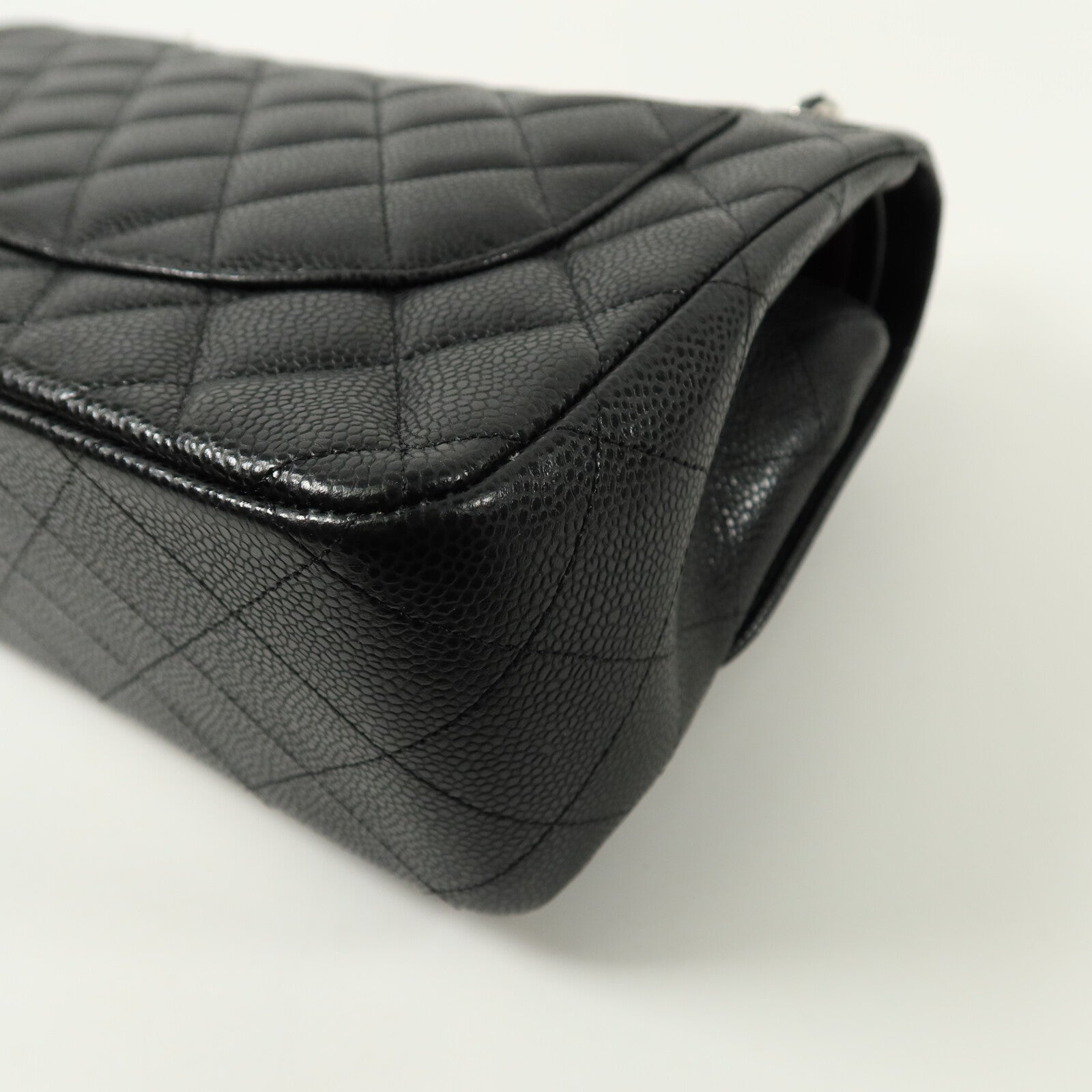 CHANEL 牛皮皮革Large Classic鏈帶肩背袋