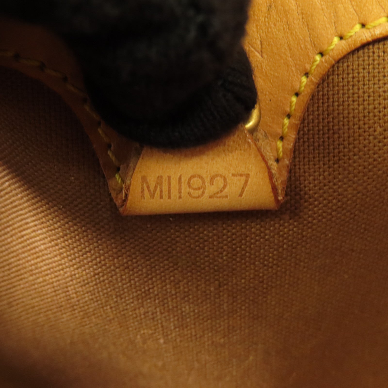 LOUIS VUITTON Monogram Ellipse PM金扣手挽袋棕色