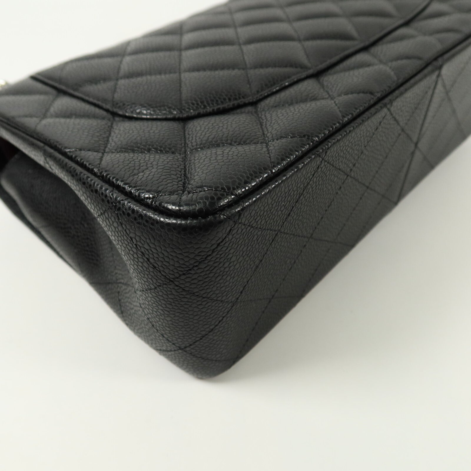 CHANEL 牛皮皮革Large Classic鏈帶肩背袋