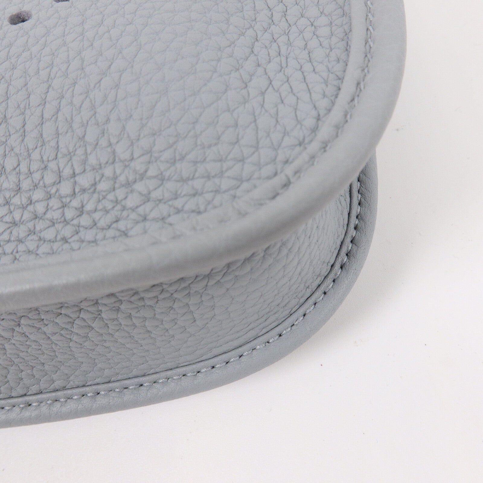 HERMES Clemence皮革Evelyne 23肩背袋Gris Pantin