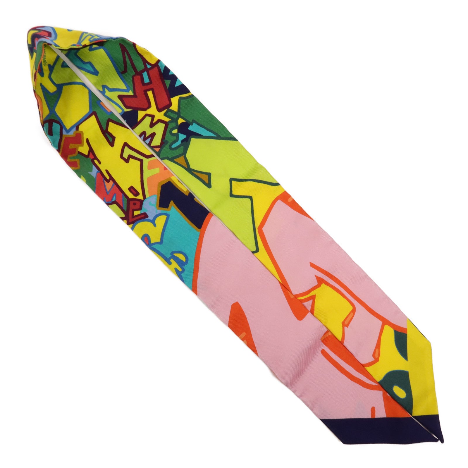 HERMES 絲質Twilly絲巾