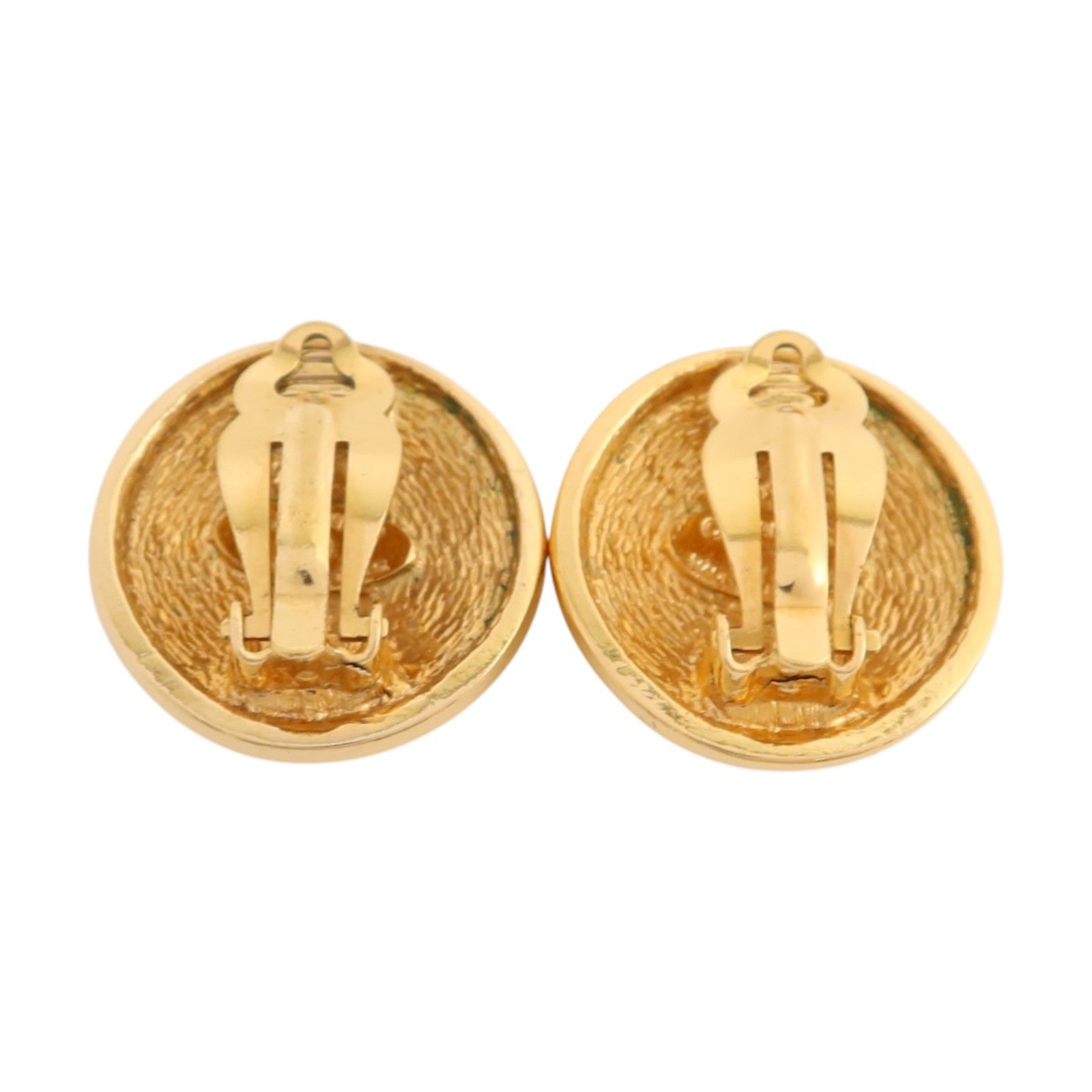 CHANEL 金屬Vintage Earring金扣耳環