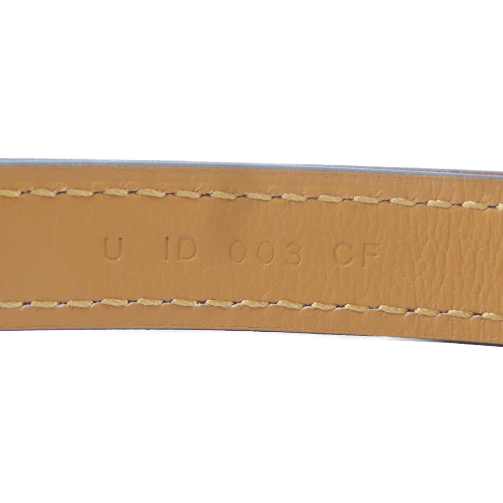 HERMES Epsom皮革Pop H Belt金扣皮帶Noir黑色