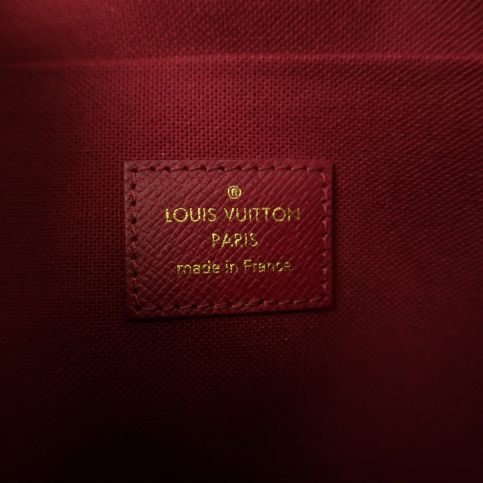 LOUIS VUITTON Monogram Pochette Felice金扣鏈帶肩背袋啡色